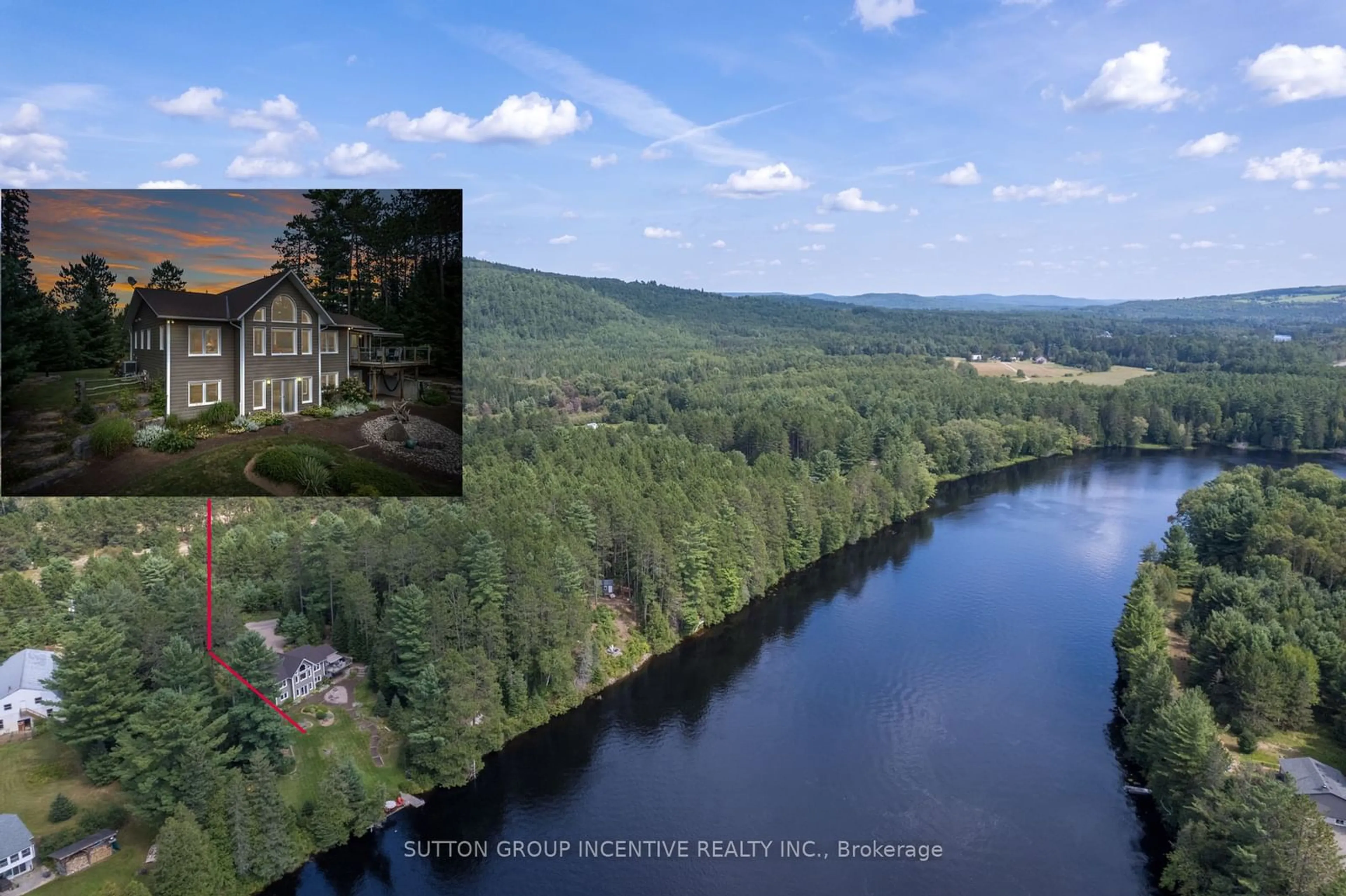 A pic from exterior of the house or condo, the view of lake or river for 7448 River Rd, Brudenell, Lyndoch and Raglan Ontario K0J 1B0