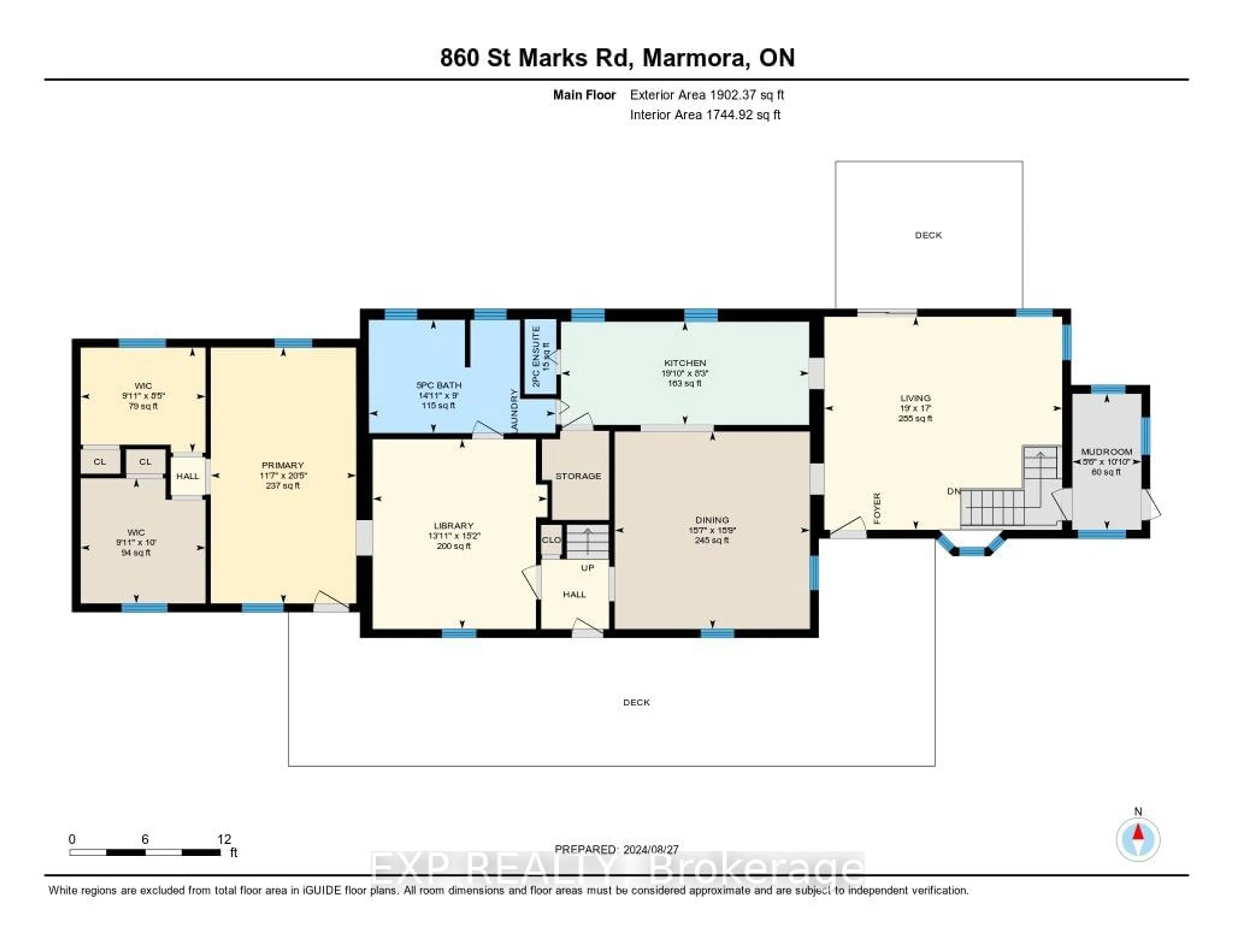 Floor plan for 860 St. Marks Rd, Marmora and Lake Ontario K0K 2M0