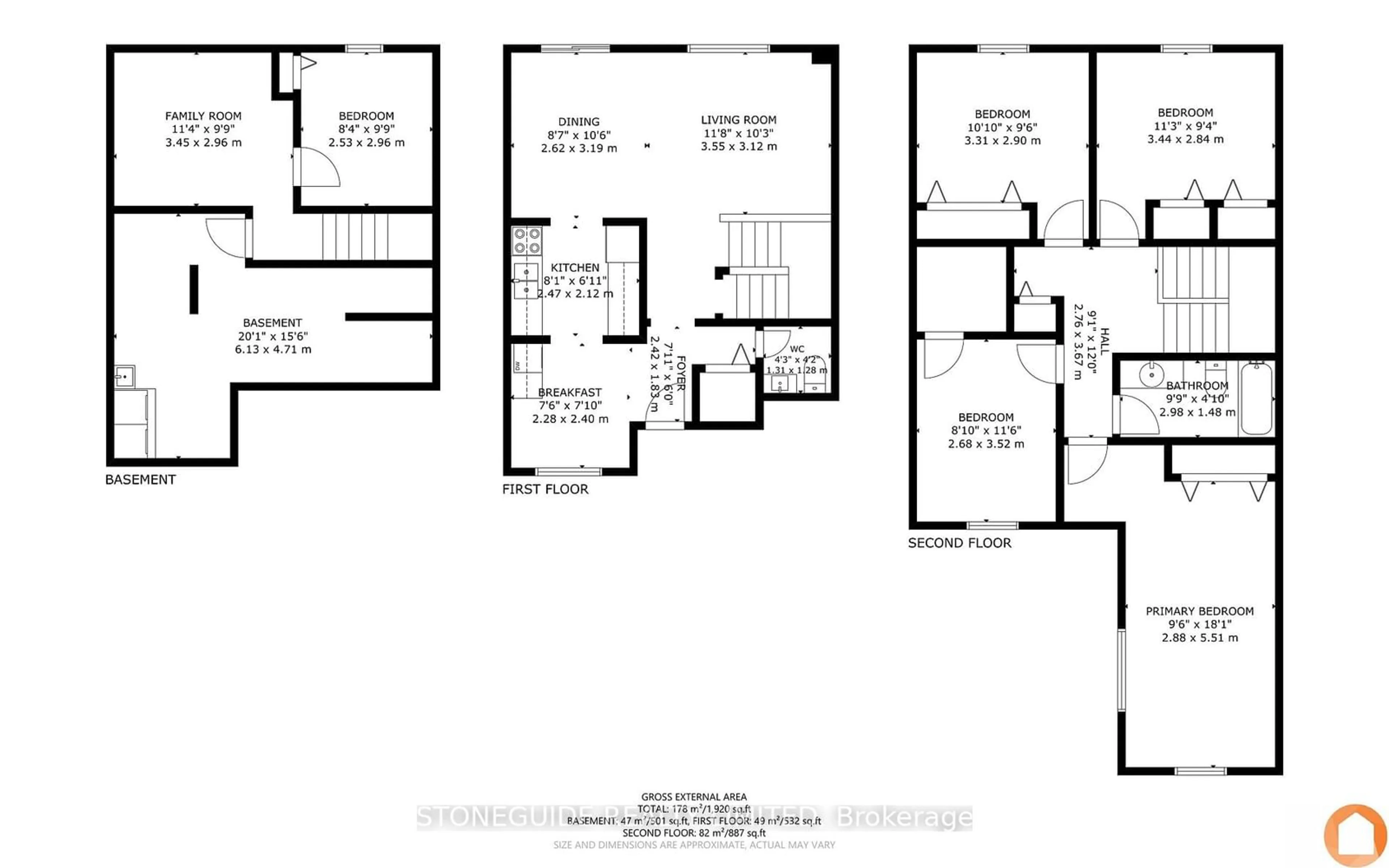 Floor plan for 161 SUTHERLAND Cres, Cobourg Ontario K9A 5L2