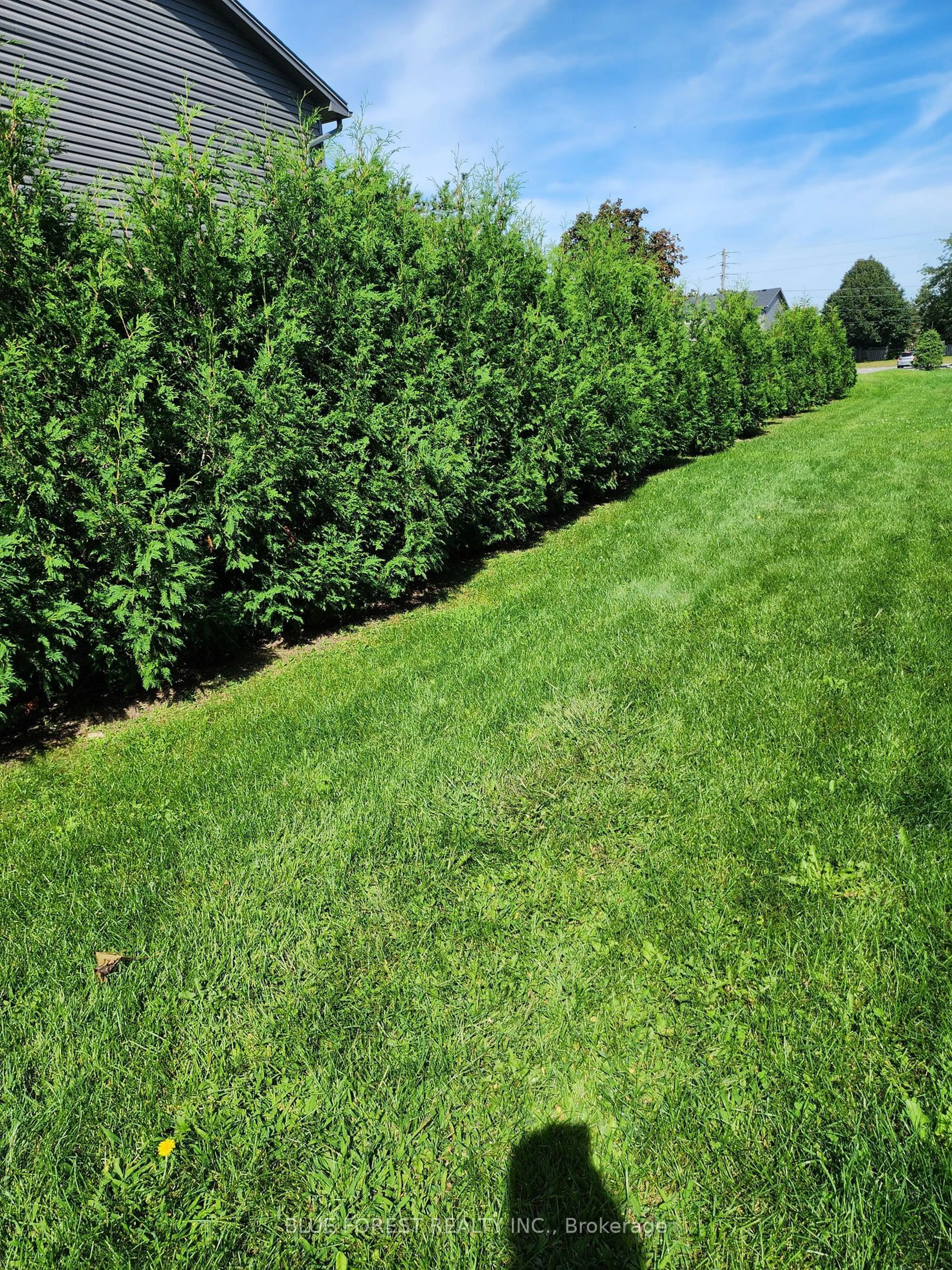 Frontside or backside of a home, the fenced backyard for 1445 Huron St #102, London Ontario N5V 2E6