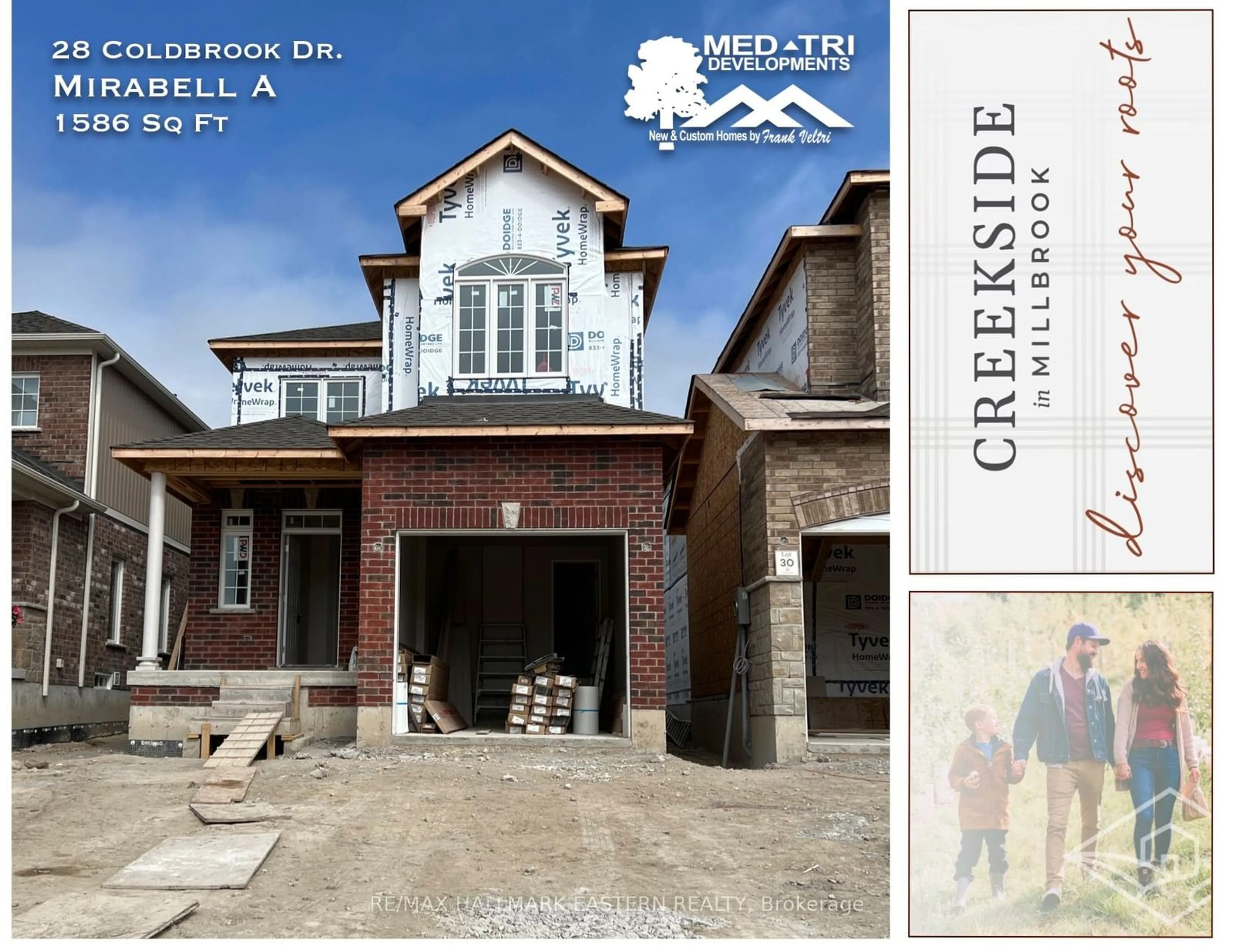 Home with brick exterior material for 28 Coldbrook Dr, Cavan Monaghan Ontario L0A 1G0