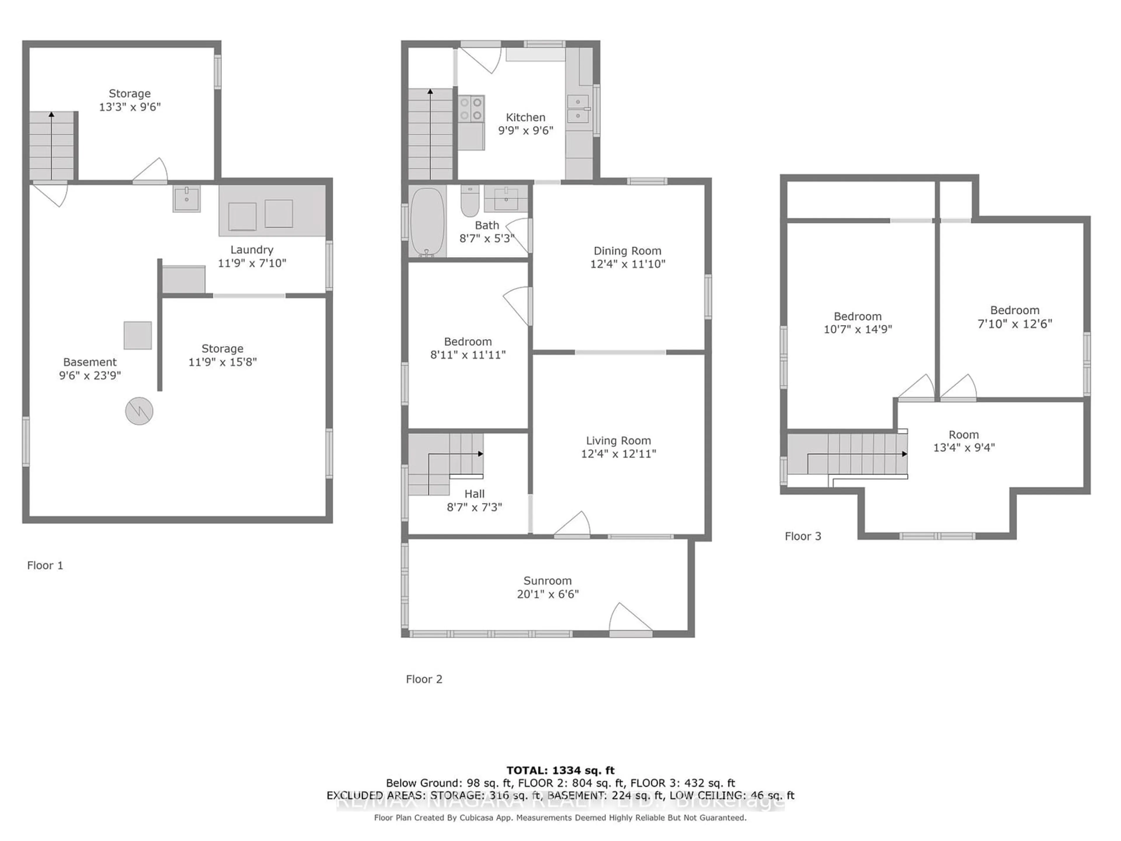 Floor plan for 45 Wellington St, Thorold Ontario L2V 2E7