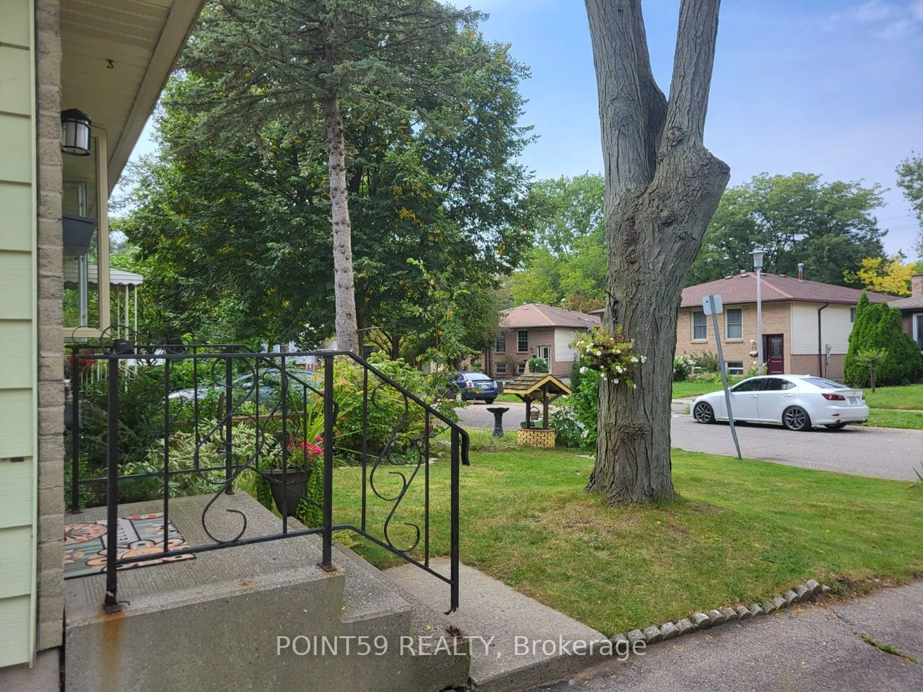 Patio, the fenced backyard for 37 Monsarrat Cres, London Ontario N5Y 4Y7