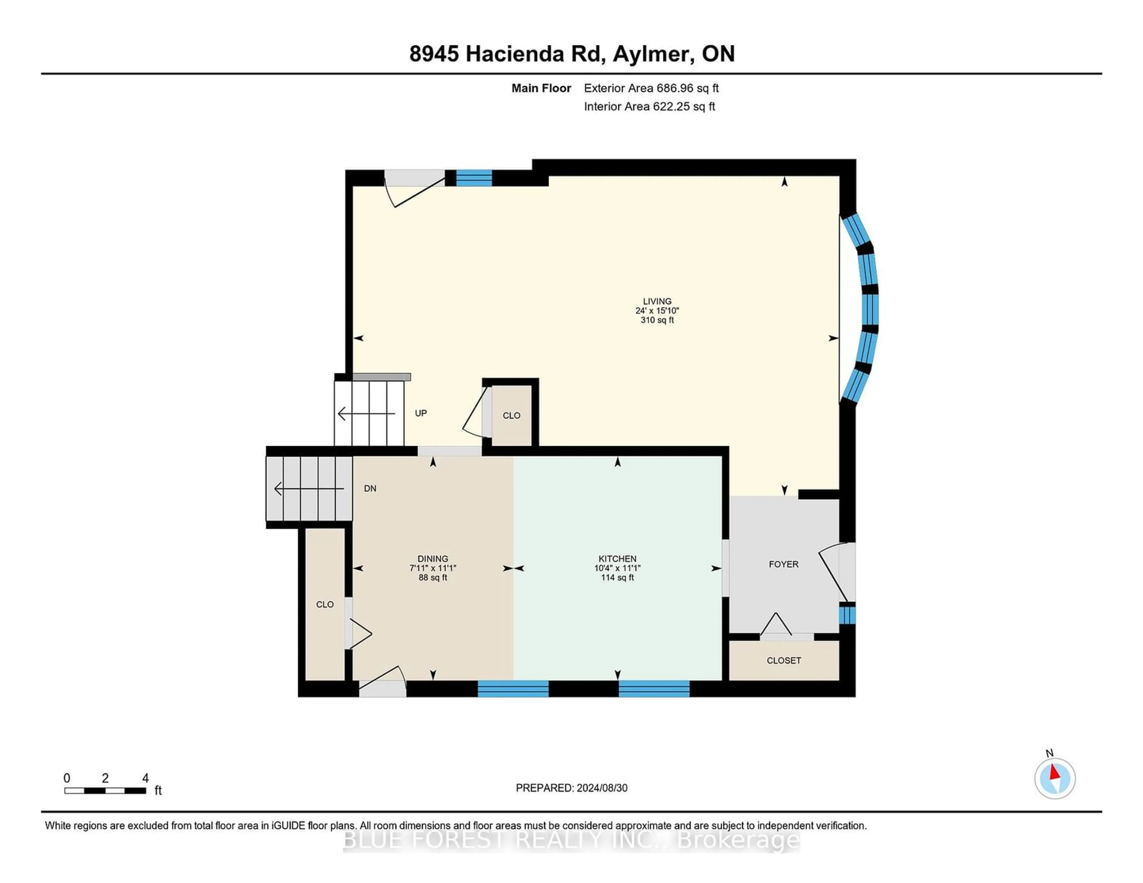 Floor plan for 8945 Hacienda Rd, Aylmer Ontario N5H 2R1