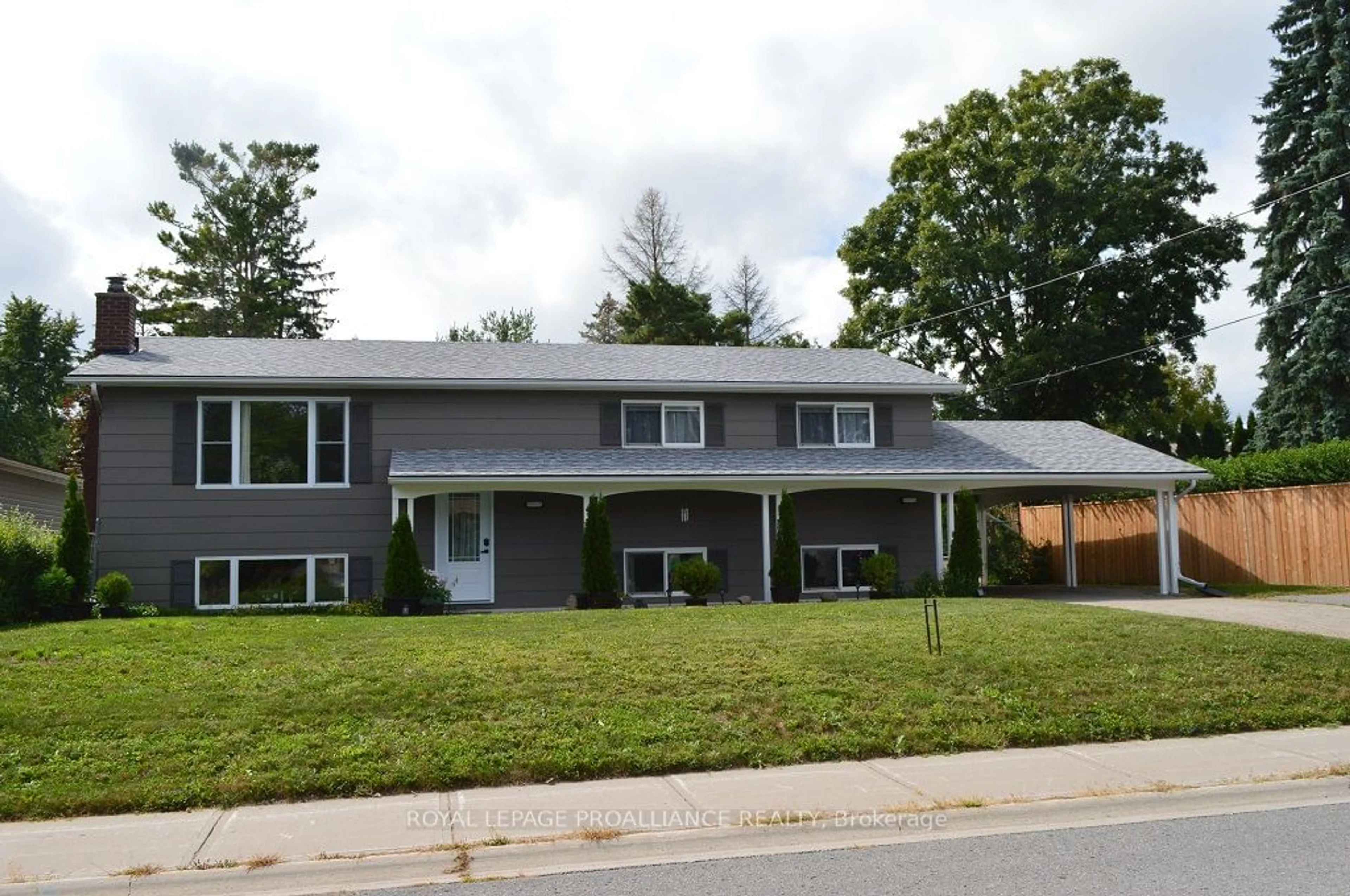 Frontside or backside of a home, the street view for 48 Nelson St, Quinte West Ontario K0K 1E0