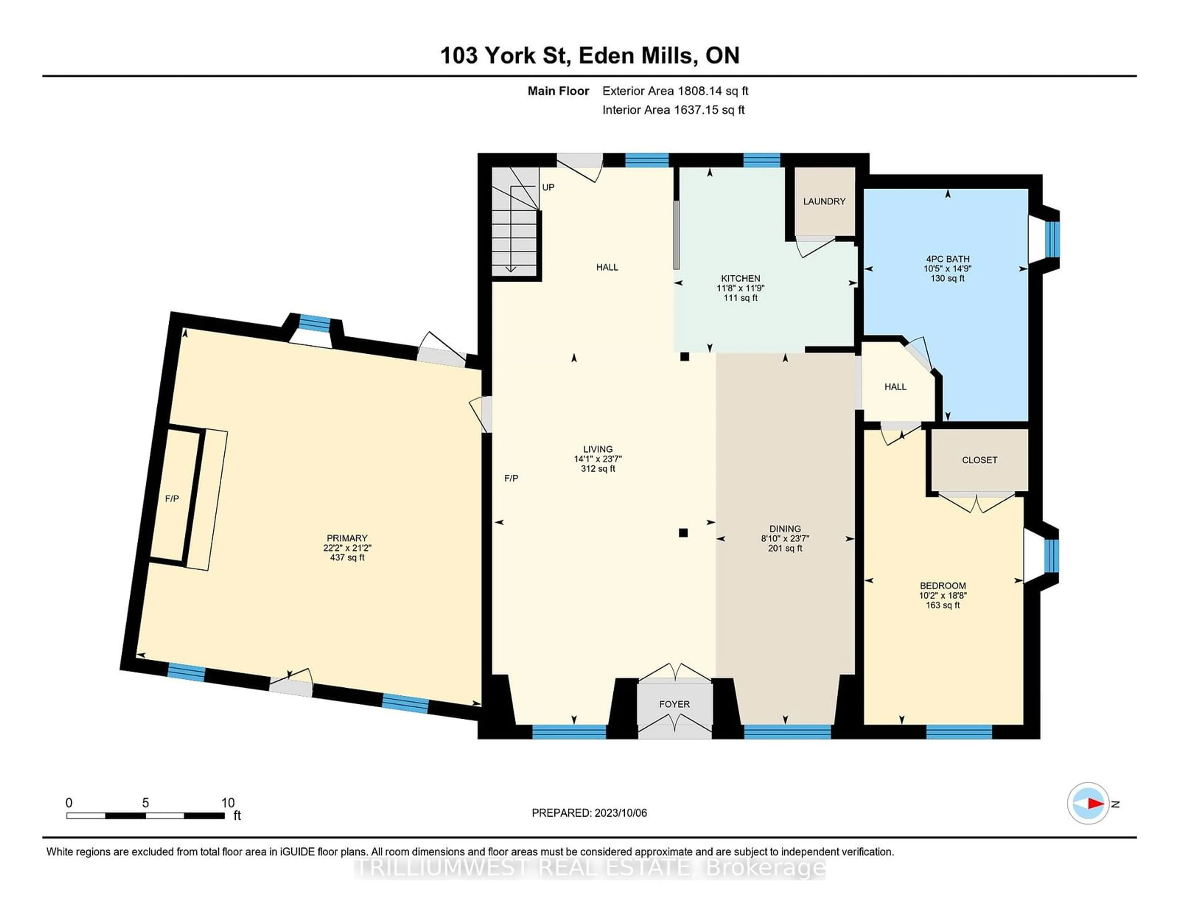 Floor plan for 103 York St, Guelph/Eramosa Ontario N0B 1P0