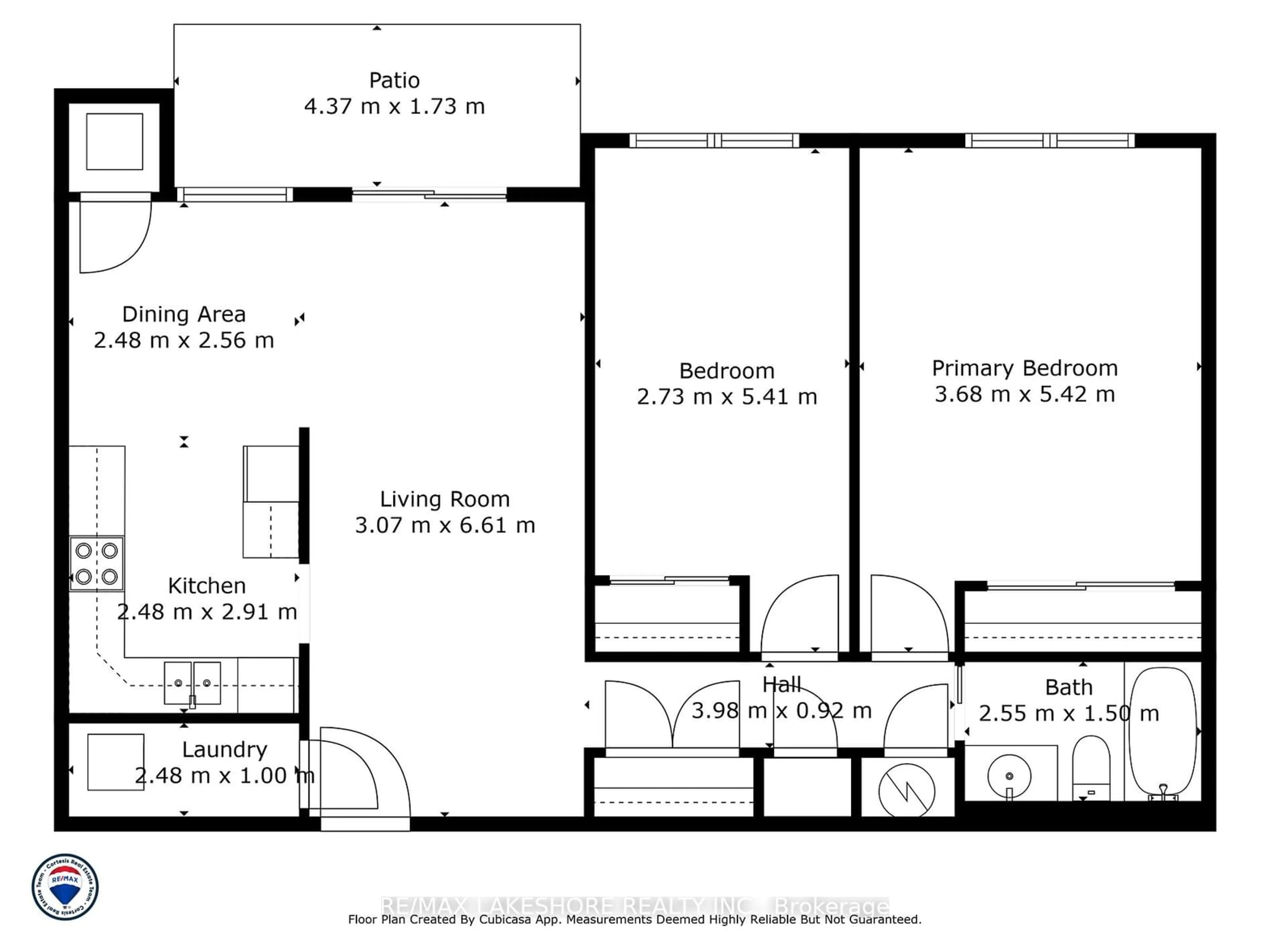 Floor plan for 841 Battell Crt #109, Cobourg Ontario K9A 0B9