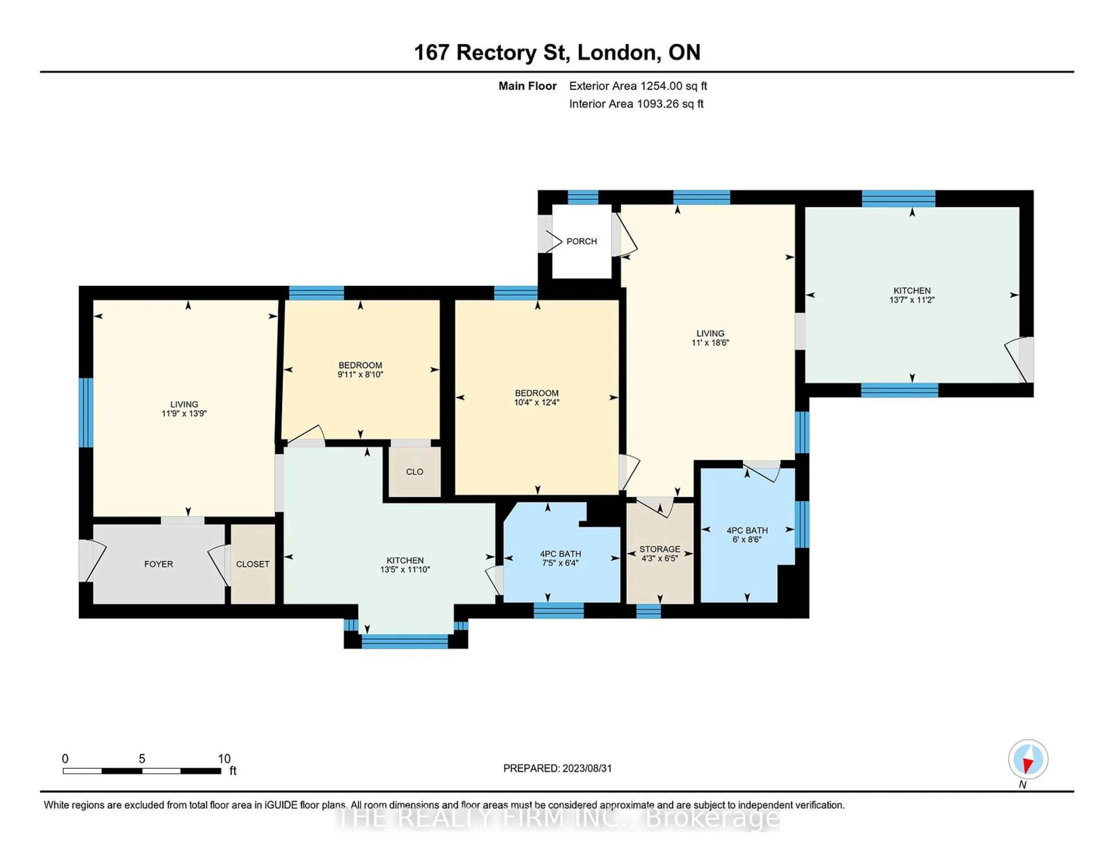 Floor plan for 167 Rectory St, London Ontario N5Z 2A4