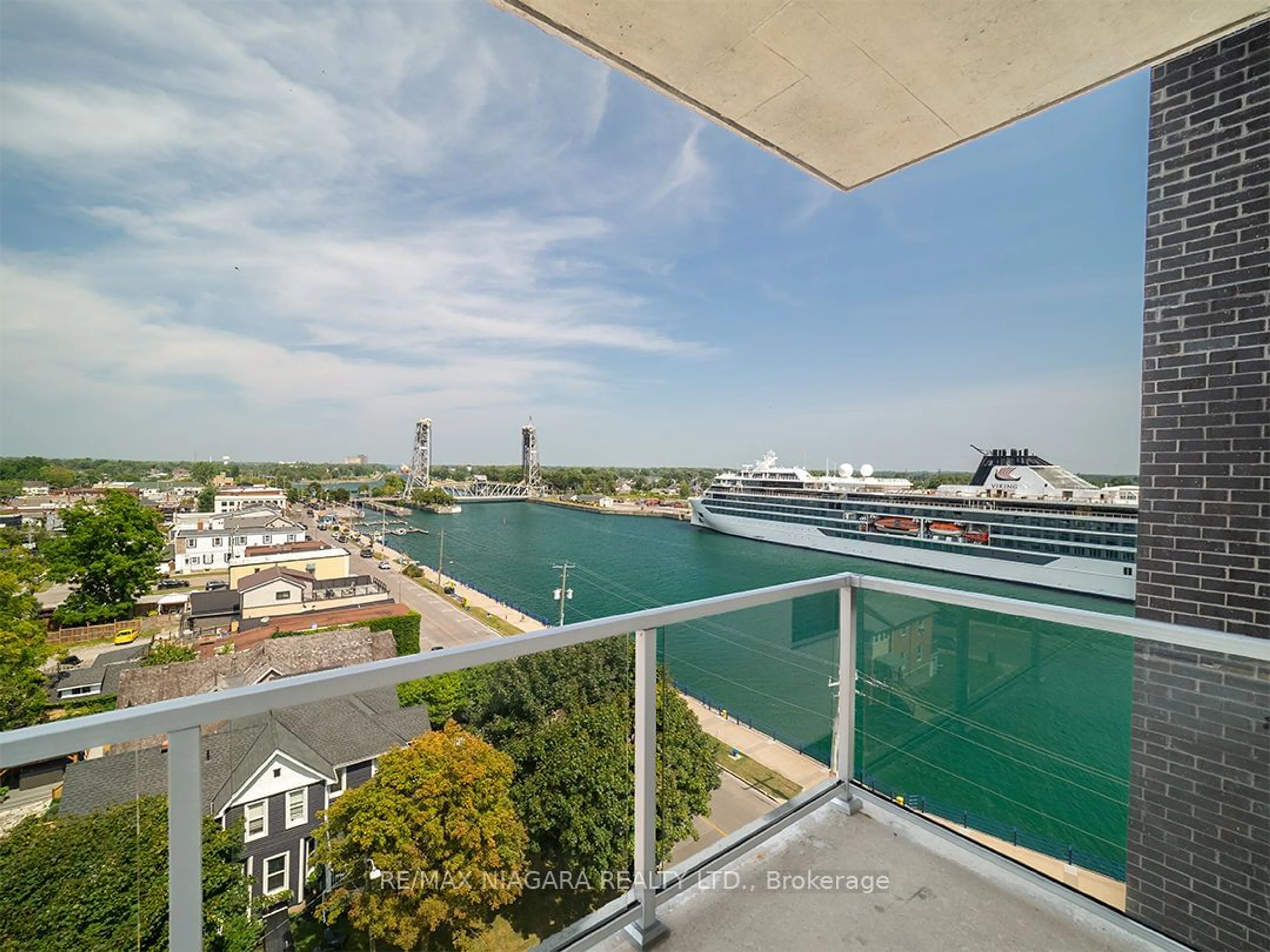 Balcony in the apartment, the view of lake or river for 118 WEST St #705, Port Colborne Ontario L3K 4E6