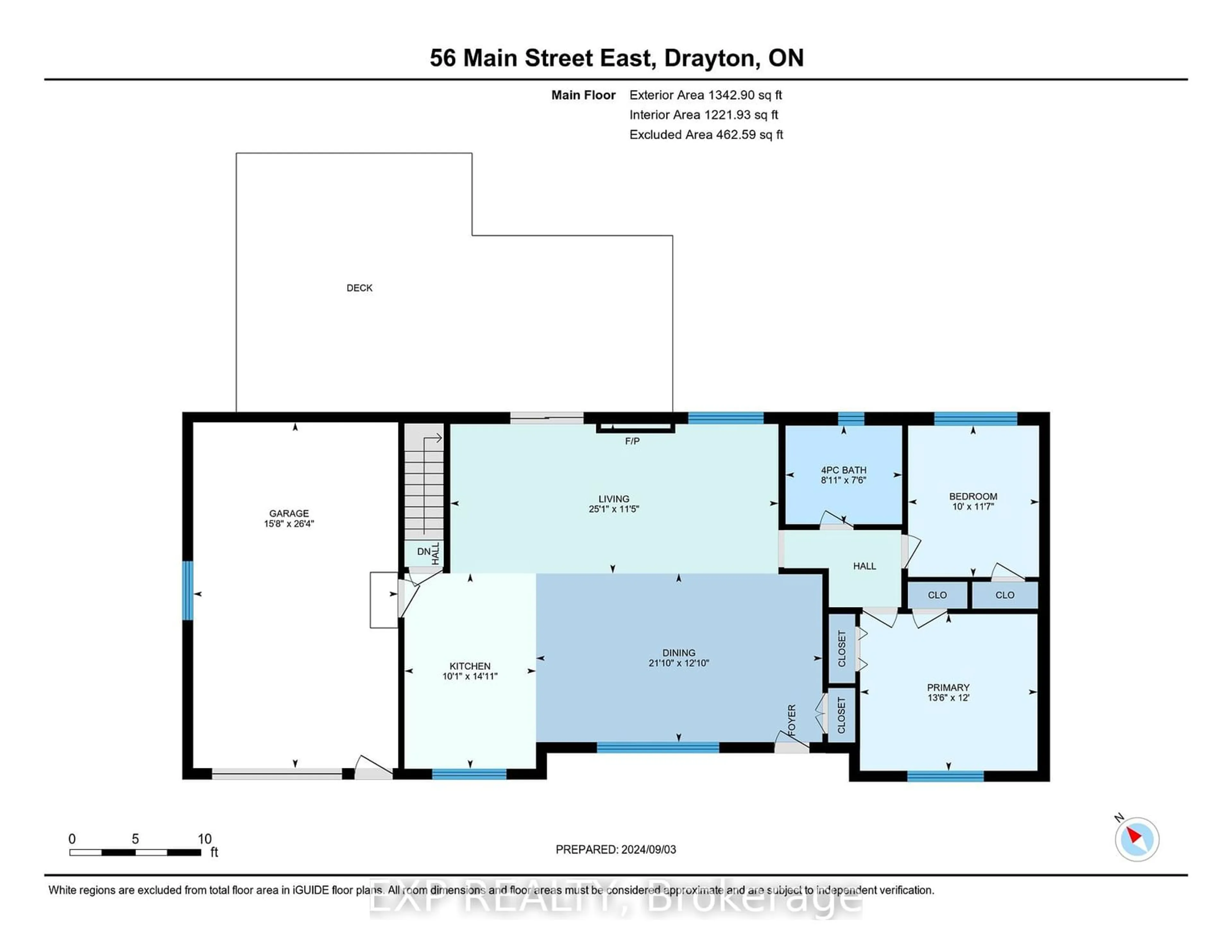 Floor plan for 56 Main St, Mapleton Ontario N0G 1P0