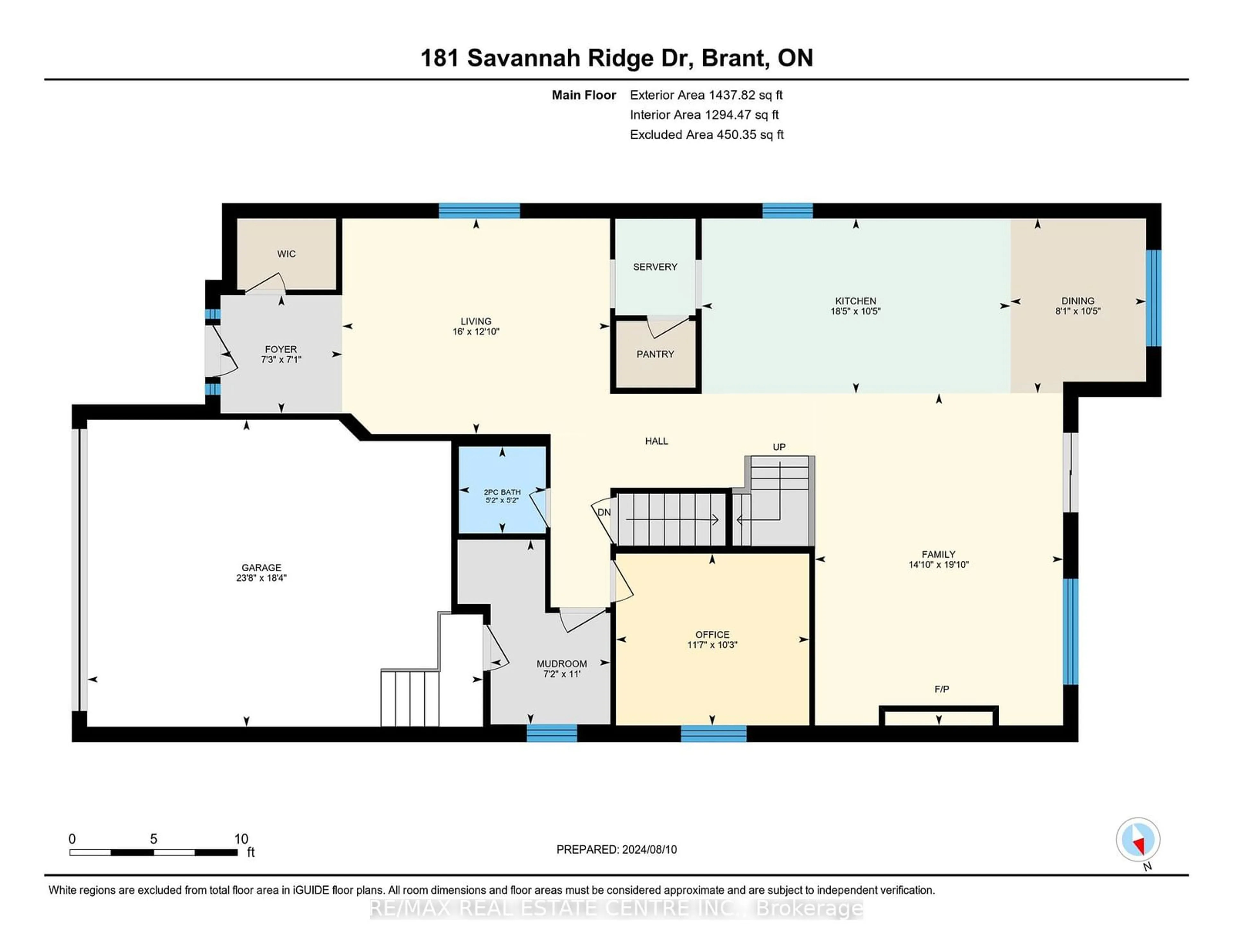 Floor plan for 181 Savannah Ridge Dr, Brant Ontario N3L 0L5