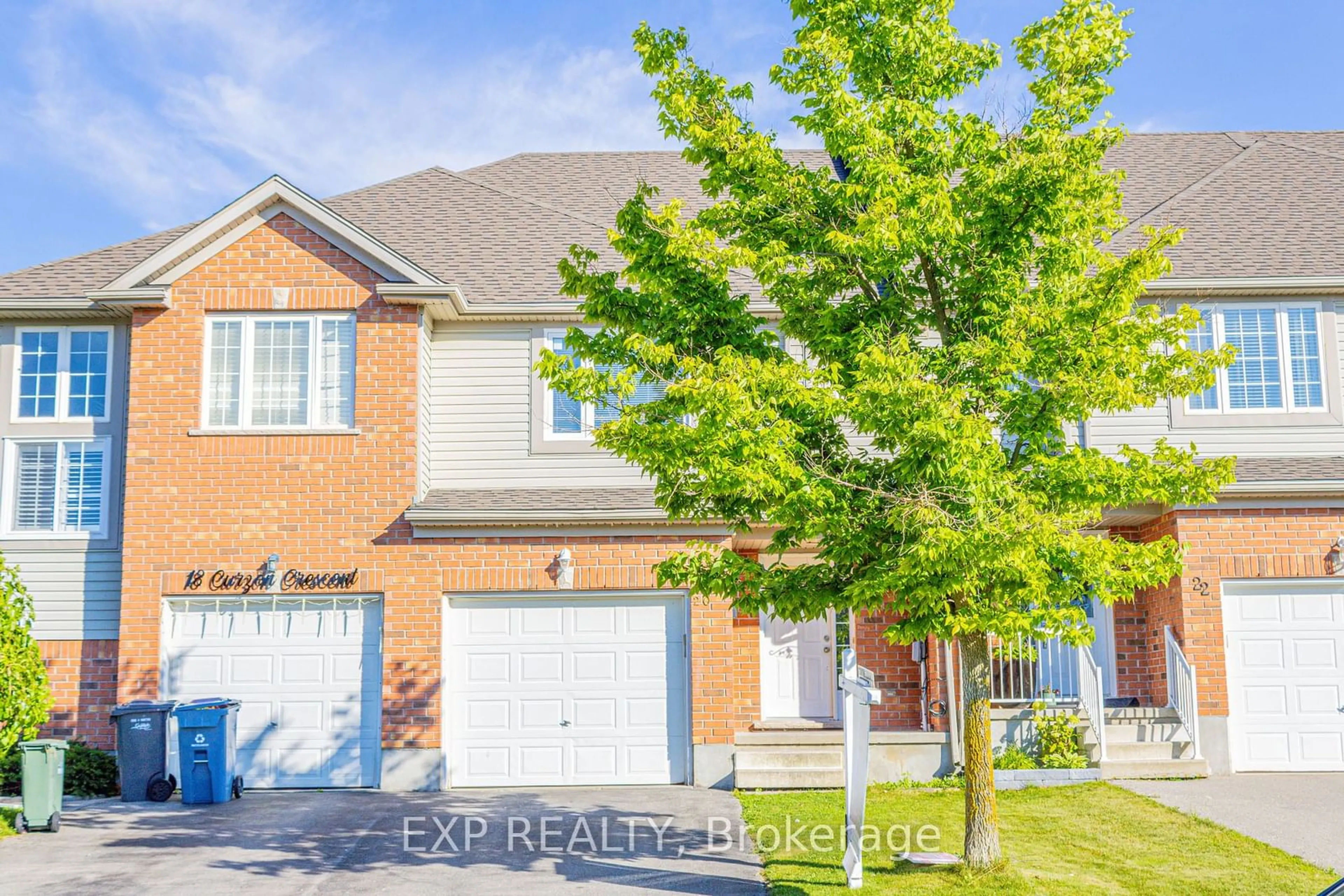 Home with brick exterior material for 20 Curzon Cres, Guelph Ontario N1K 1Z9