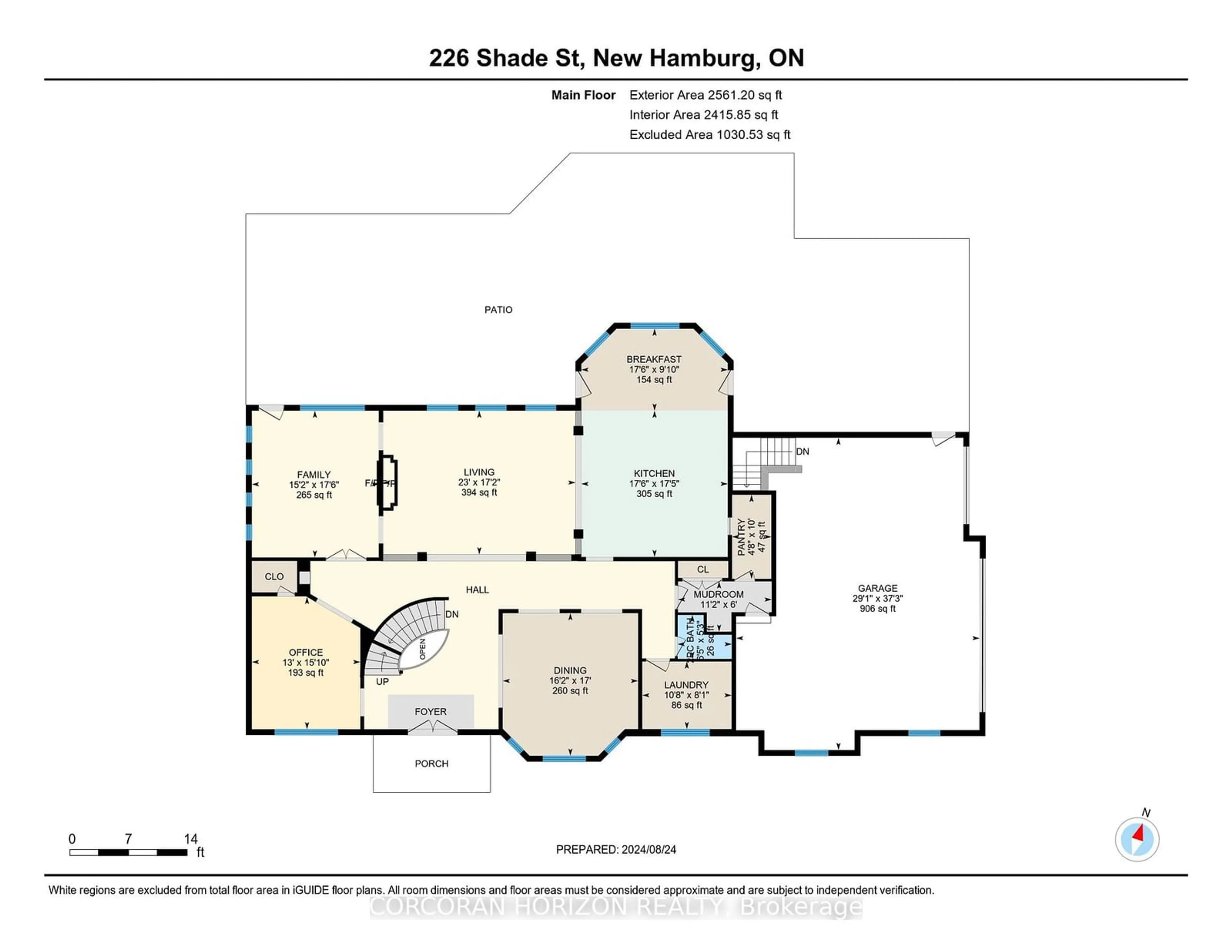 Floor plan for 226 Shade St, Wilmot Ontario N3A 4J2