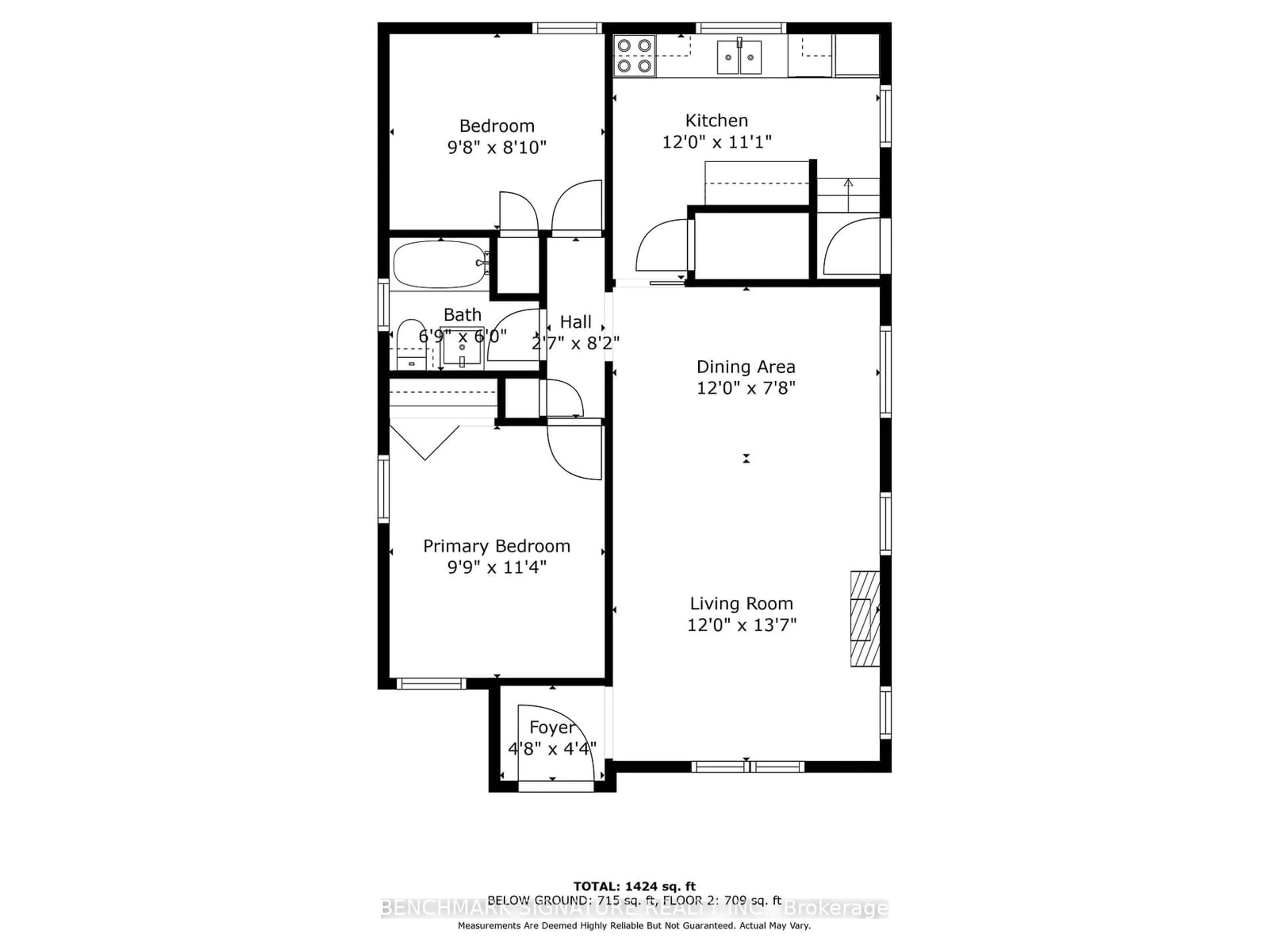 Floor plan for 105 Hungerford Rd, Cambridge Ontario N3C 2P7