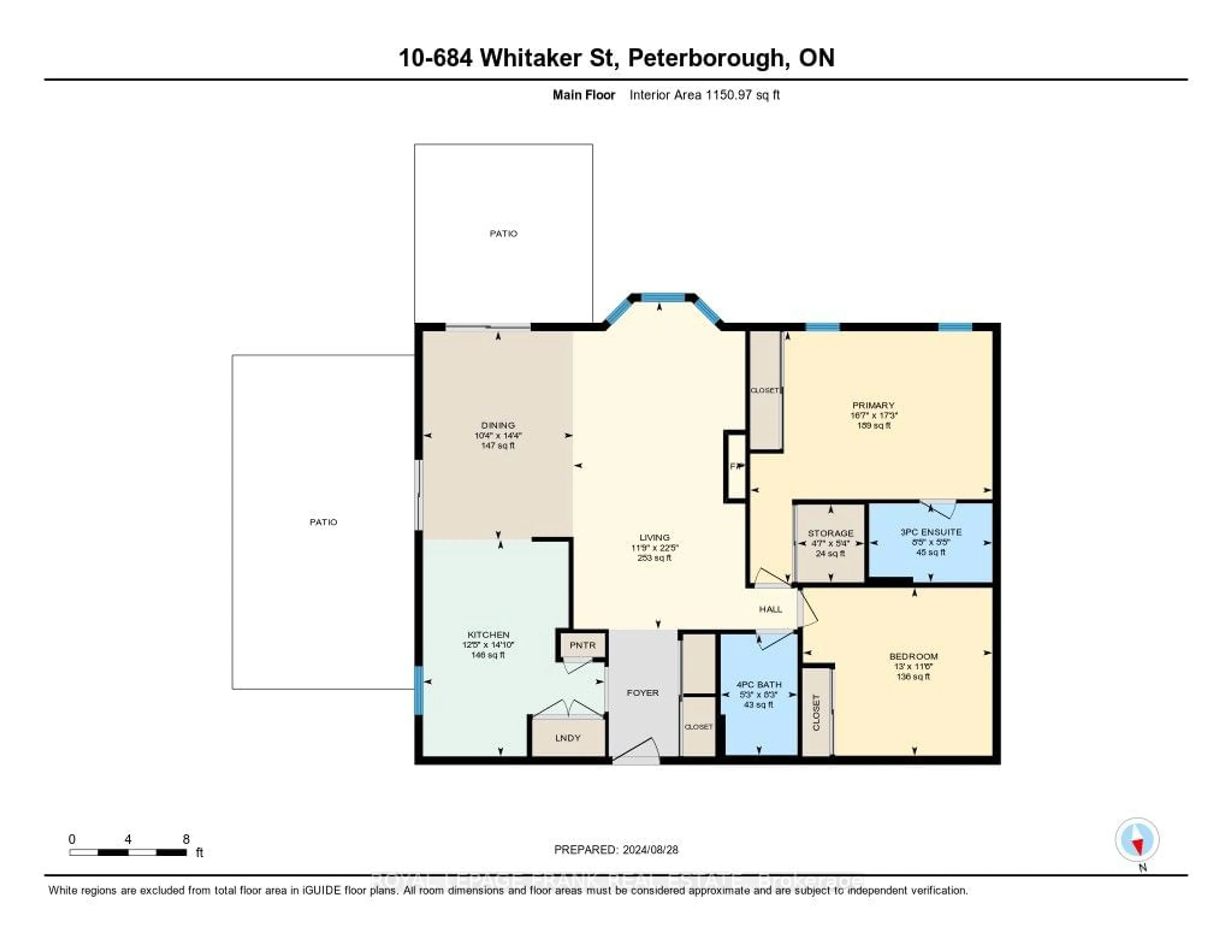 Floor plan for 684 Whitaker St #10, Peterborough Ontario K9H 7J9