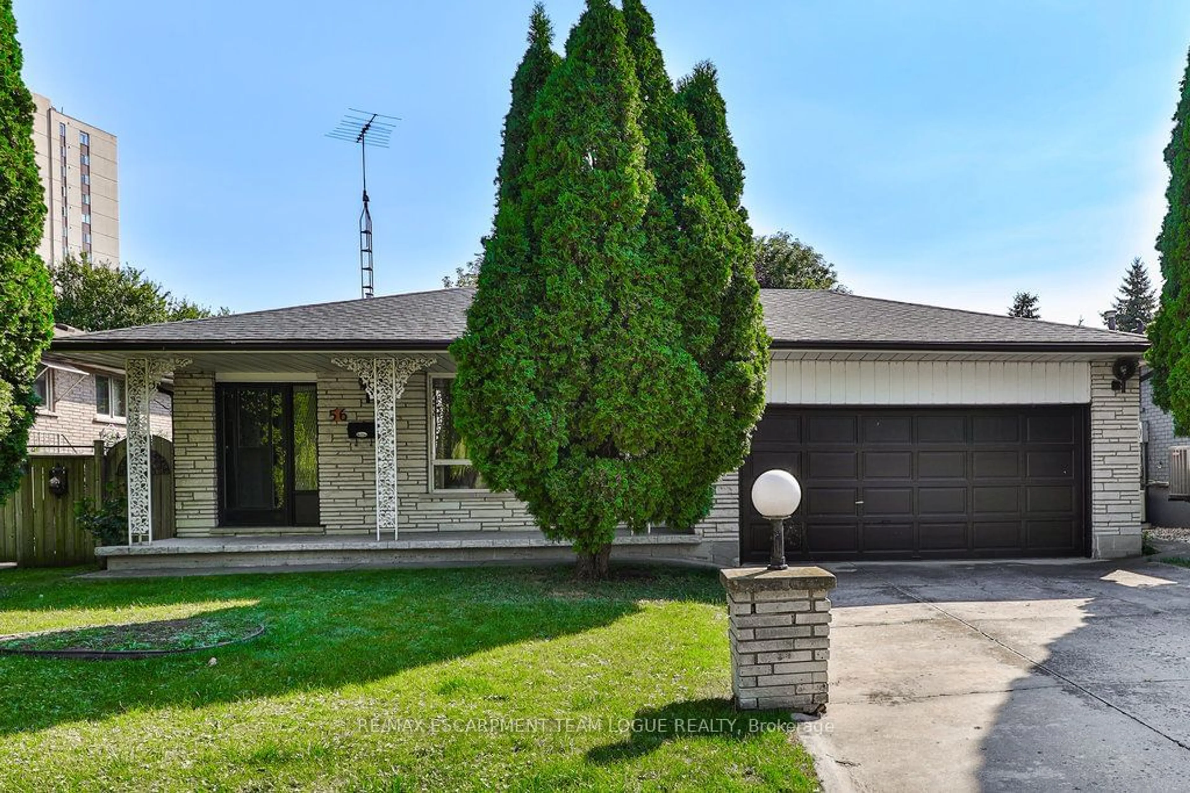 Frontside or backside of a home, the street view for 56 Church St, Hamilton Ontario L8E 2X8