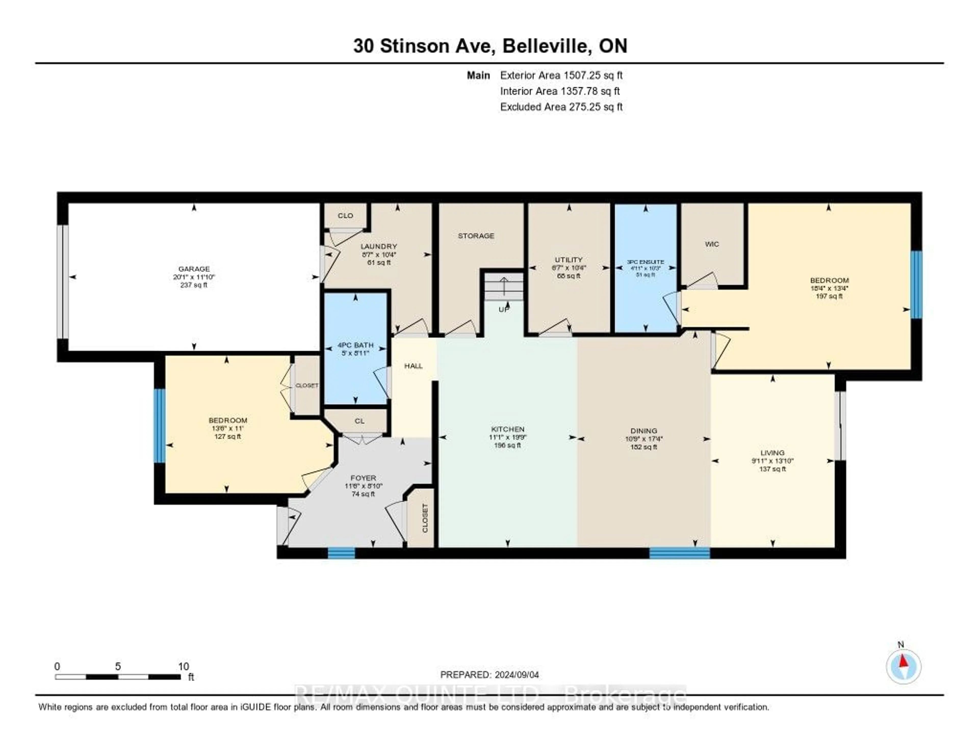 Floor plan for 30 Stinson Ave, Belleville Ontario K8P 5N9