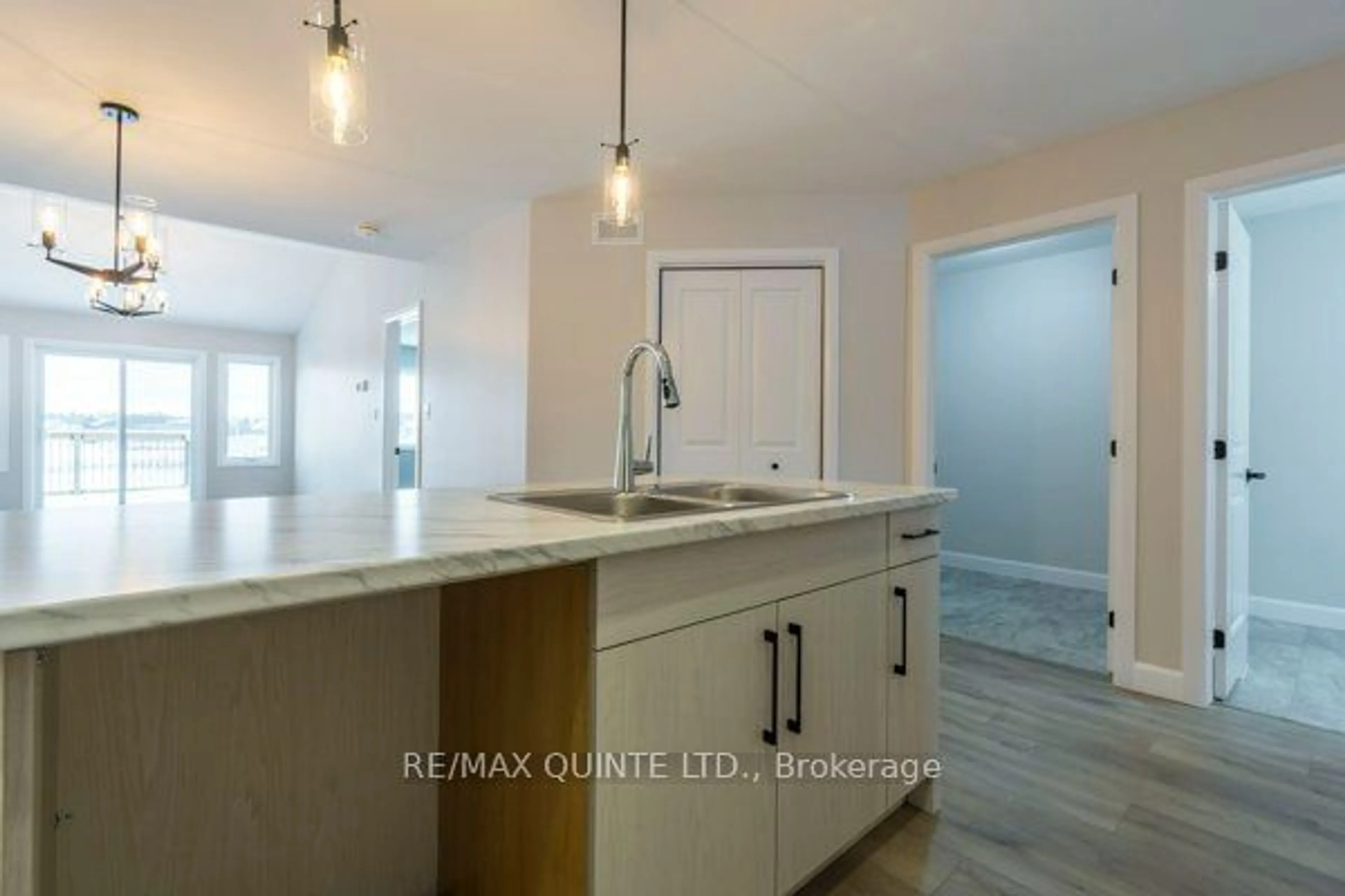 Open concept kitchen for 59 Sandhu Cres, Belleville Ontario K8P 0G7