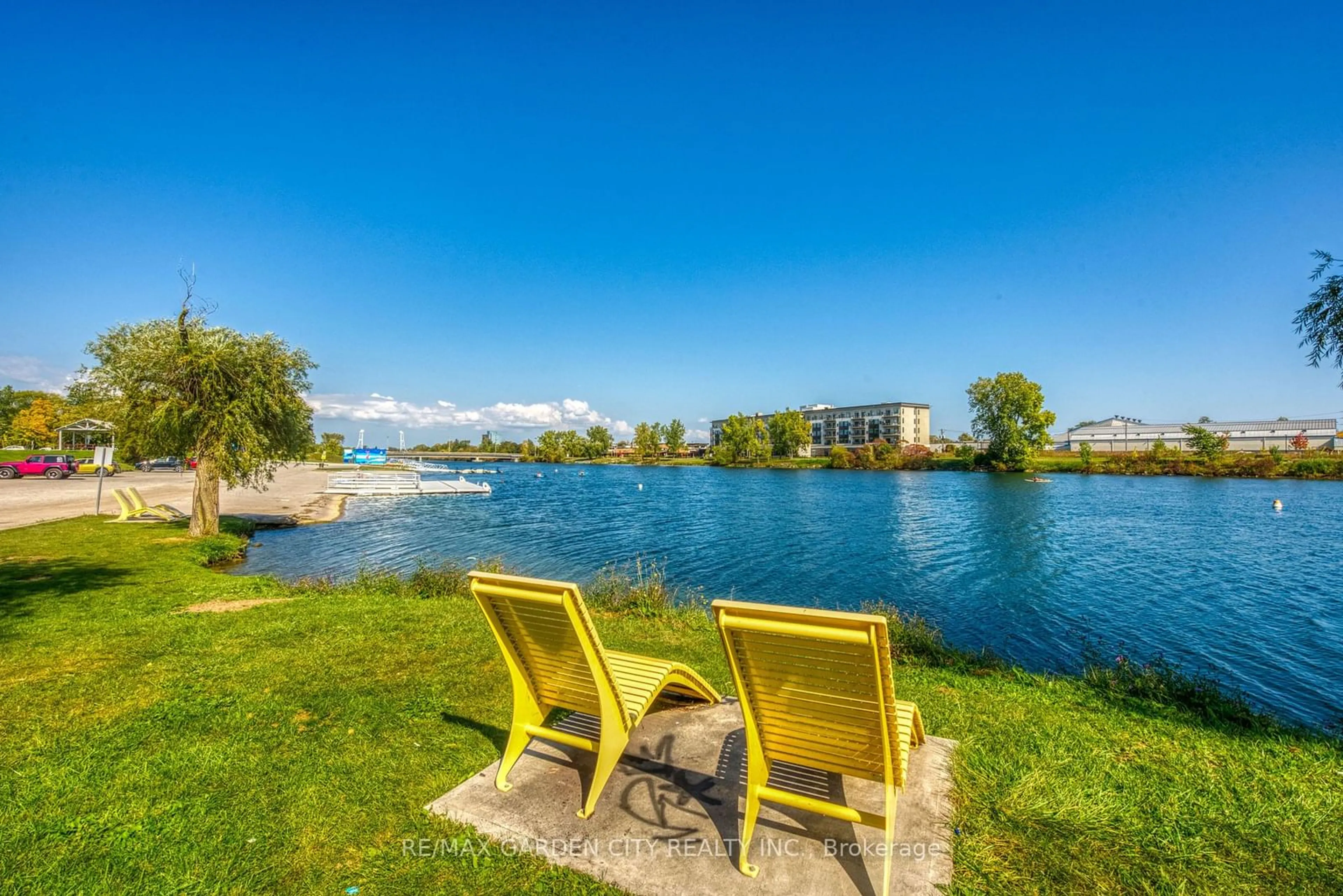 Patio, the view of lake or river for 330 PRINCE CHARLES Dr #1204, Welland Ontario L3C 7B3