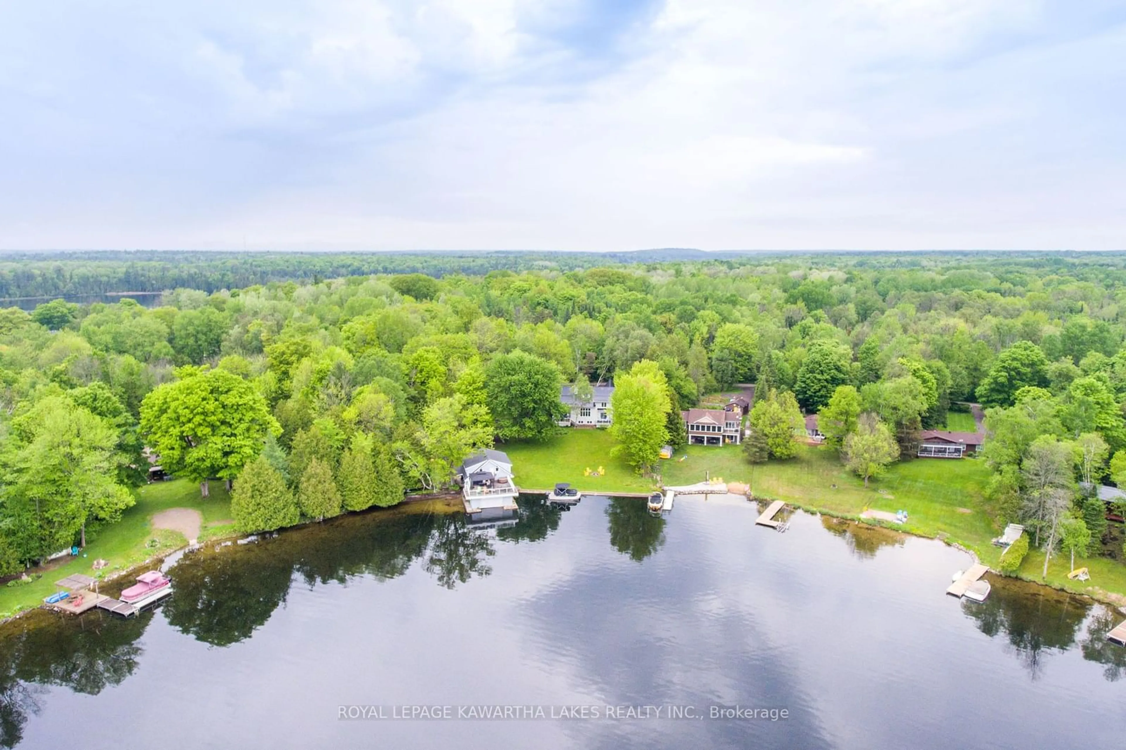 A pic from exterior of the house or condo, the view of lake or river for 24 South Fork Dr, Kawartha Lakes Ontario K0M 1K0