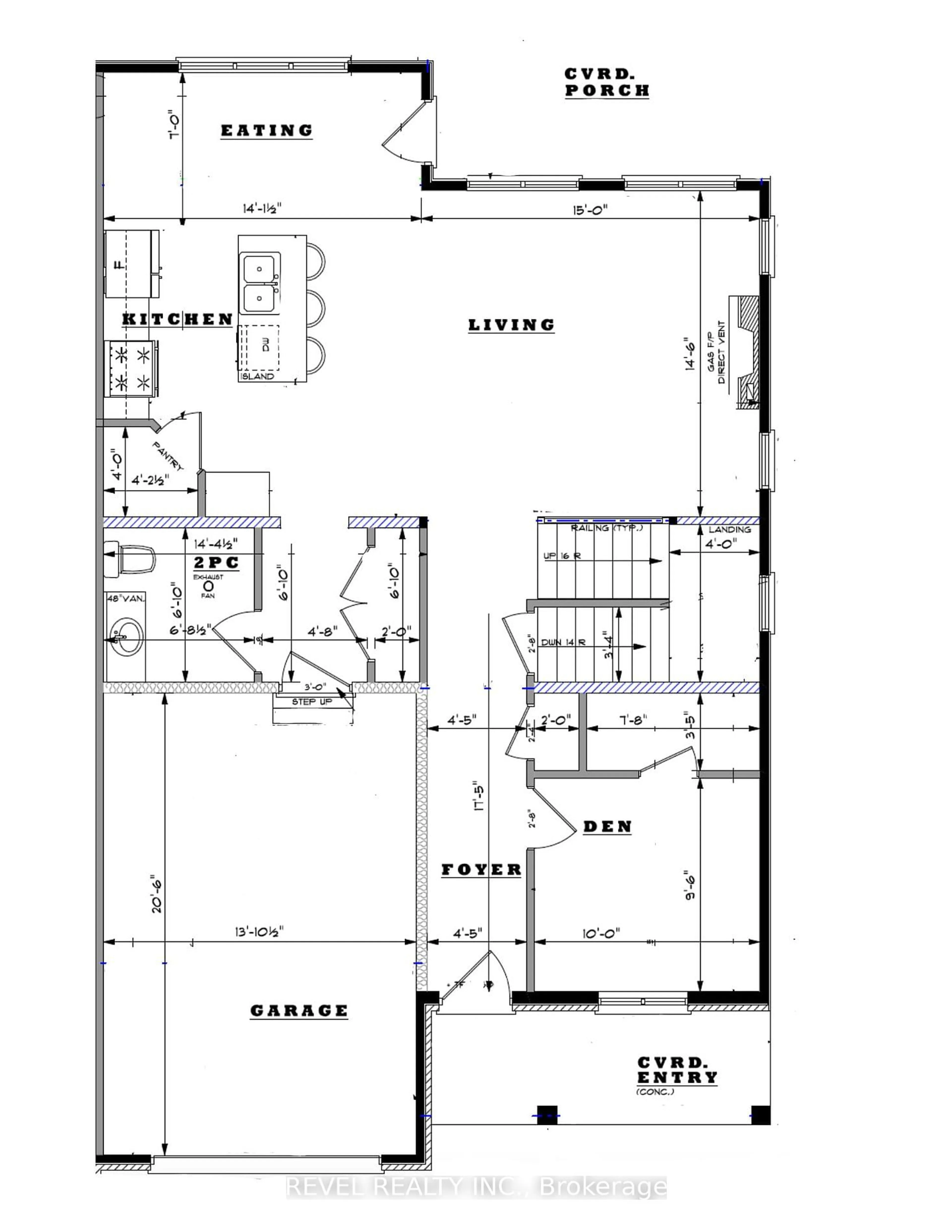 Floor plan for 7A Yeager Ave, Norfolk Ontario N3Y 5N4