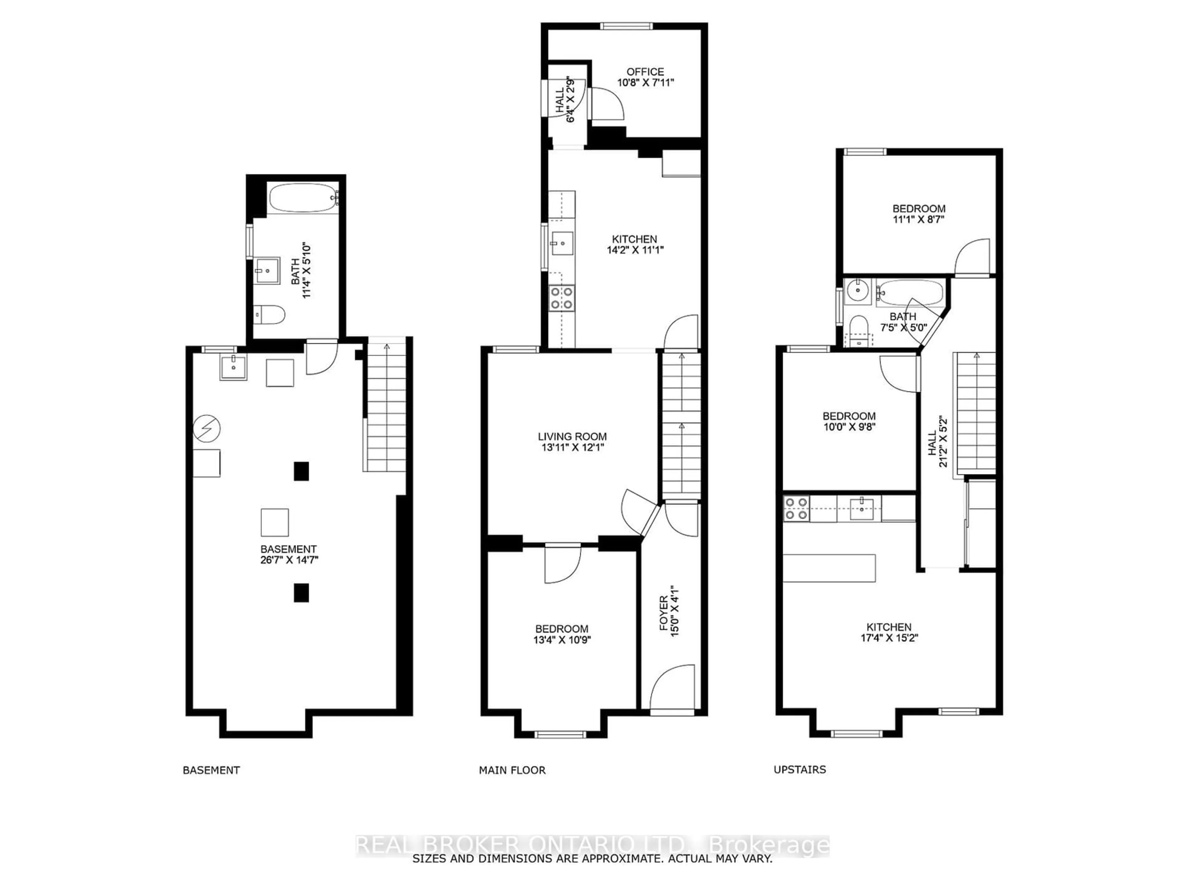 Floor plan for 7 Nightingale St, Hamilton Ontario L8L 1R5