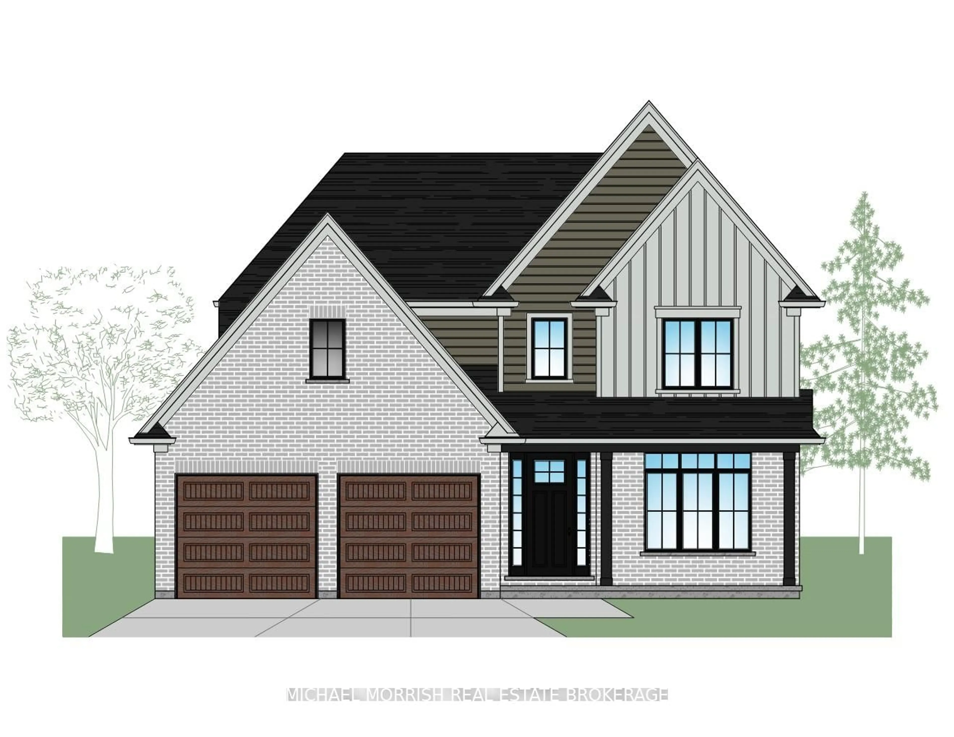 Home with brick exterior material, street for 166 Harvest Lane, Thames Centre Ontario N0L 1G2