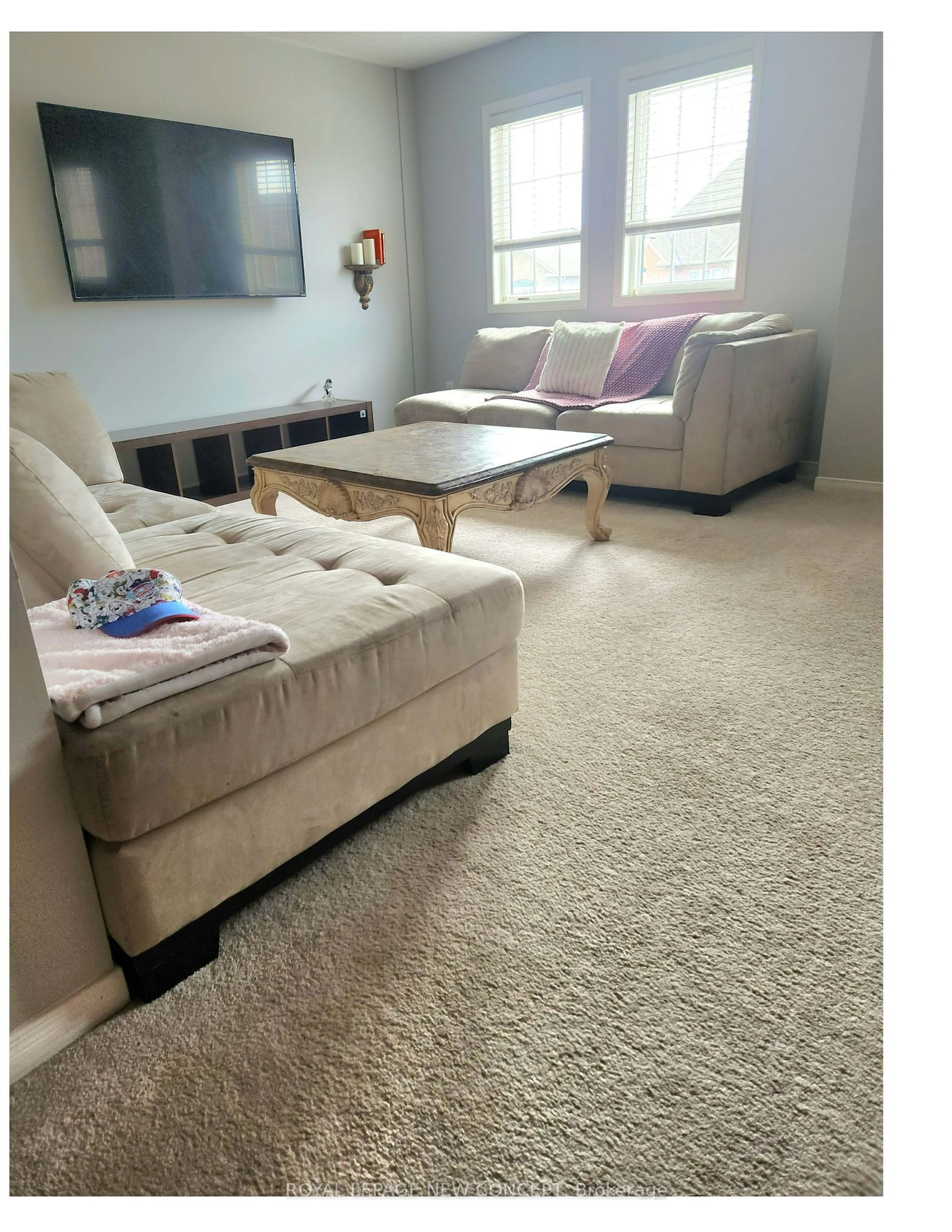 Living room, carpet floors for 48 Humphrey St, Hamilton Ontario L0R 2H1