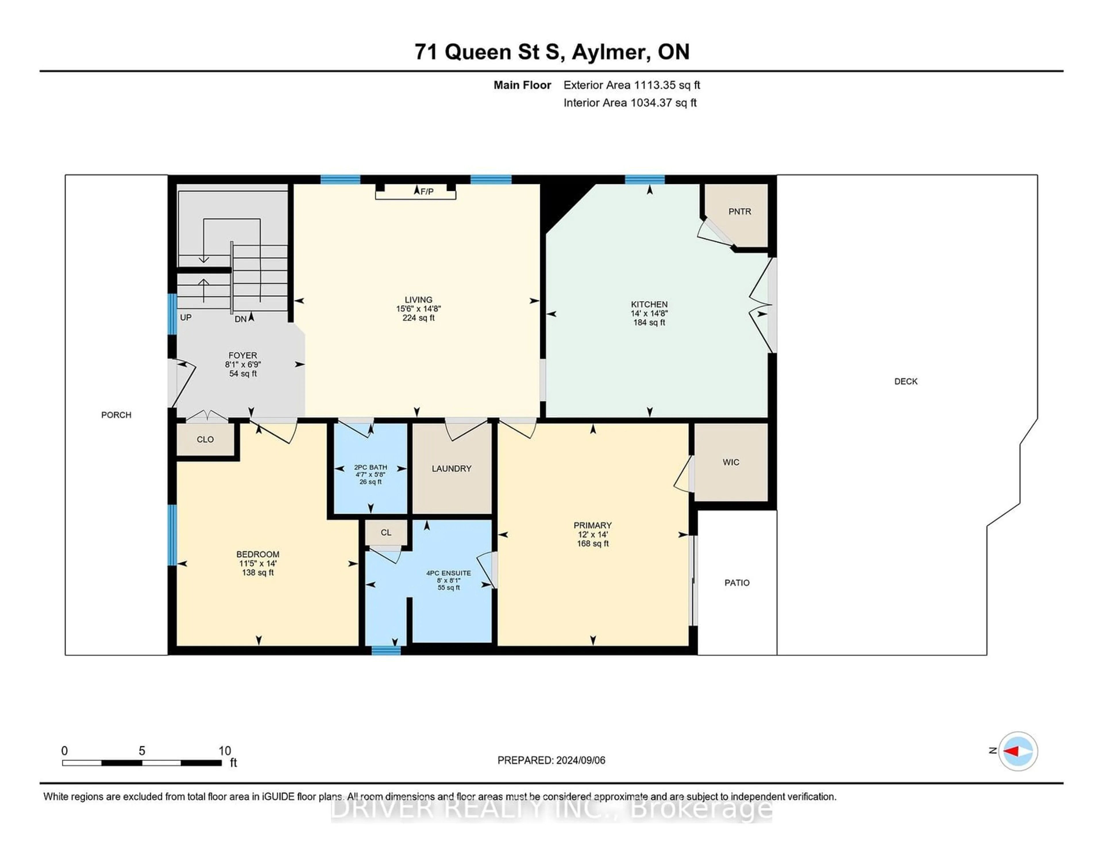 Floor plan for 71 Queen St, Aylmer Ontario N5H 1Z4