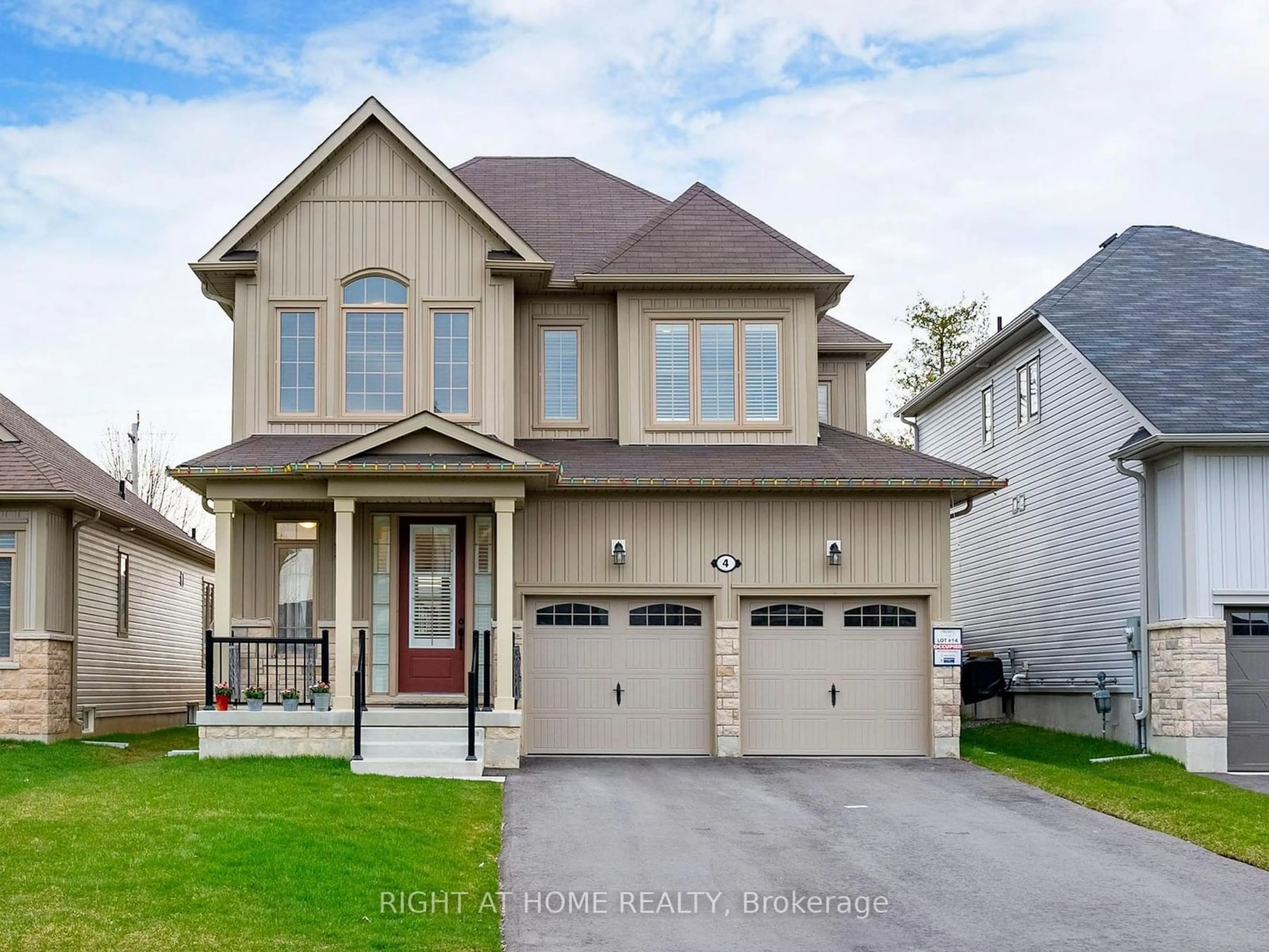 Frontside or backside of a home, cottage for 4 Hennessey Cres, Kawartha Lakes Ontario K9V 5P1