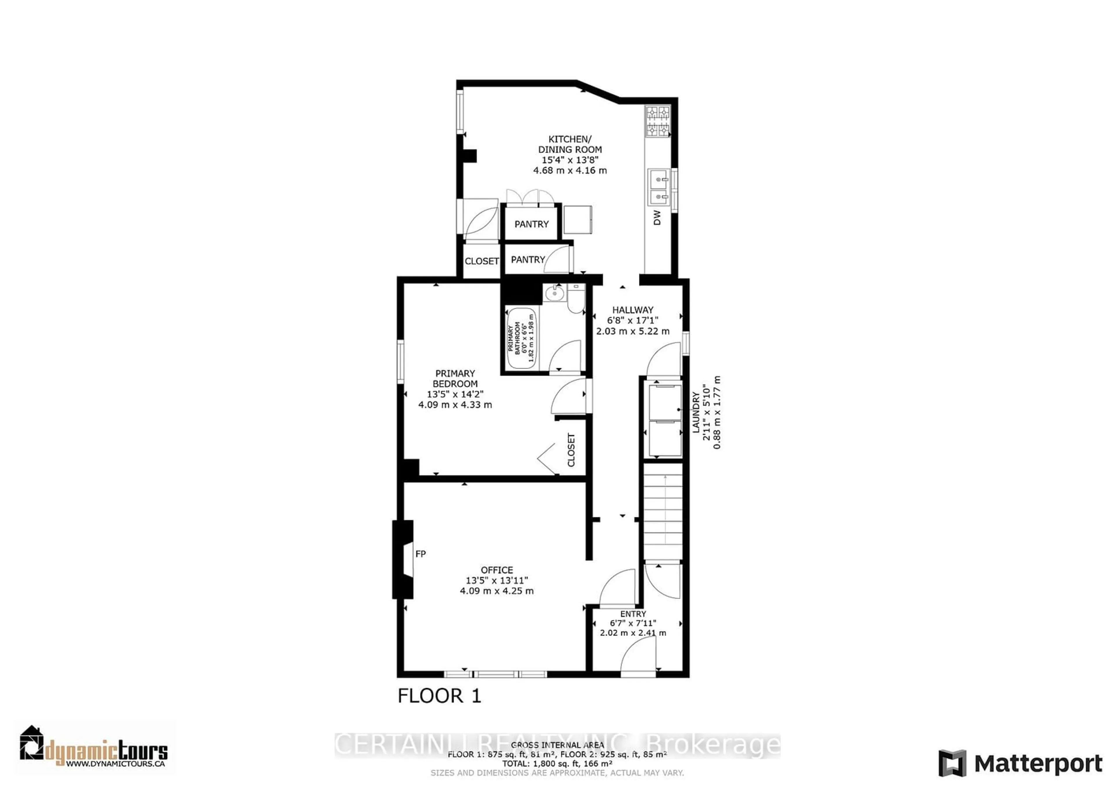 Floor plan for 18 Stanley St, London Ontario N6C 1B1