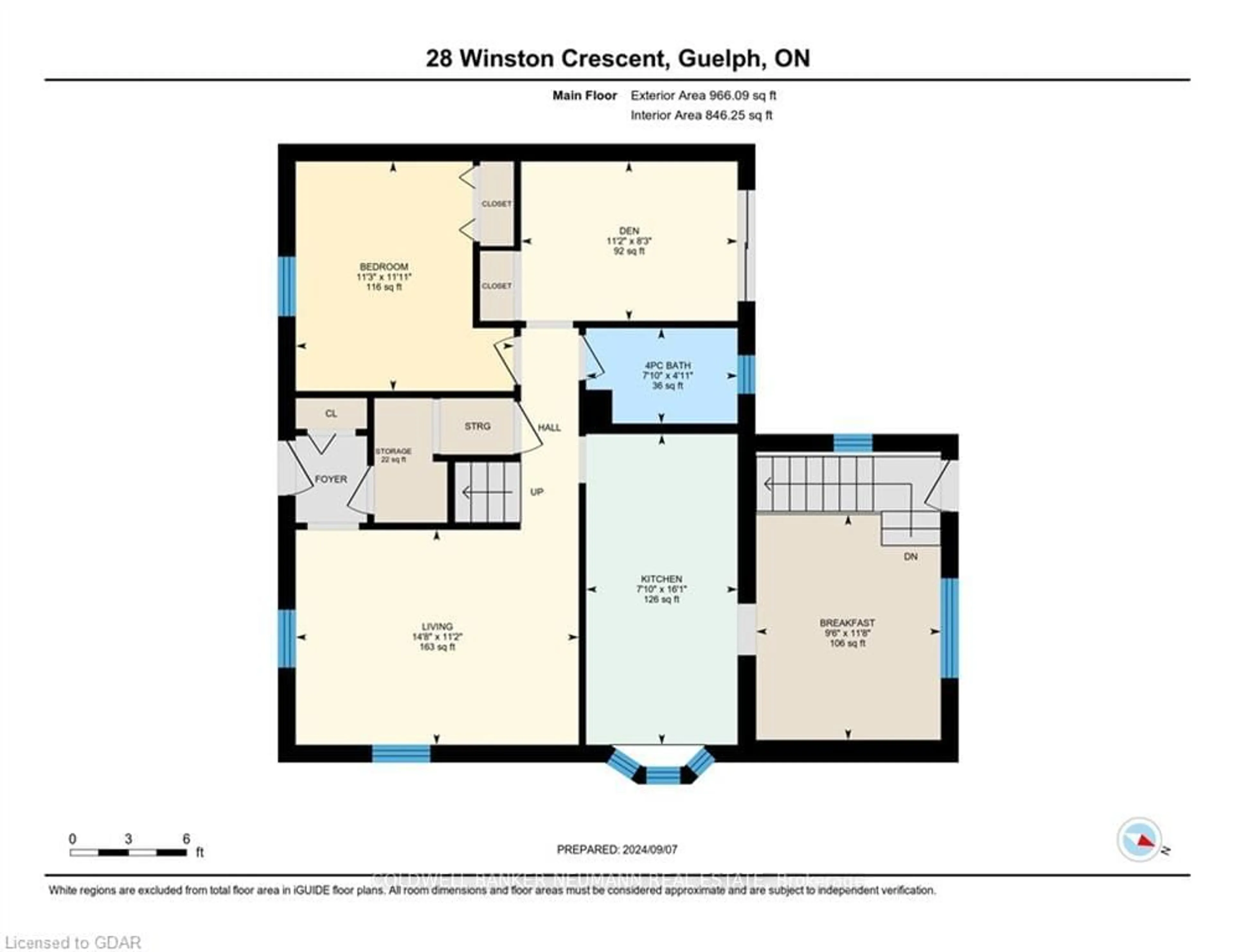 Floor plan for 28 Winston Cres, Guelph Ontario N1E 2J9