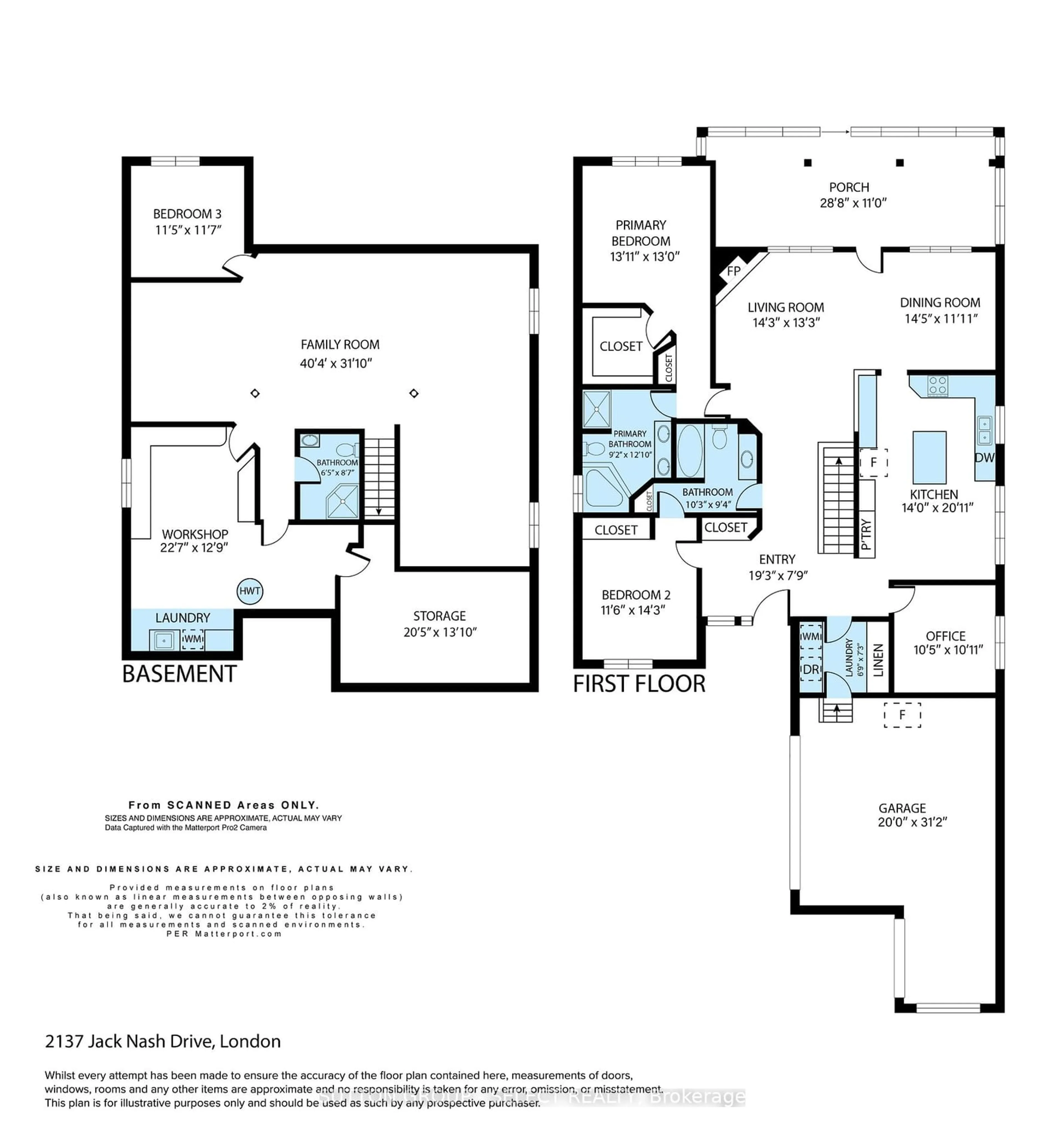 Floor plan for 2137 Jack Nash Dr, London Ontario N6K 5R1