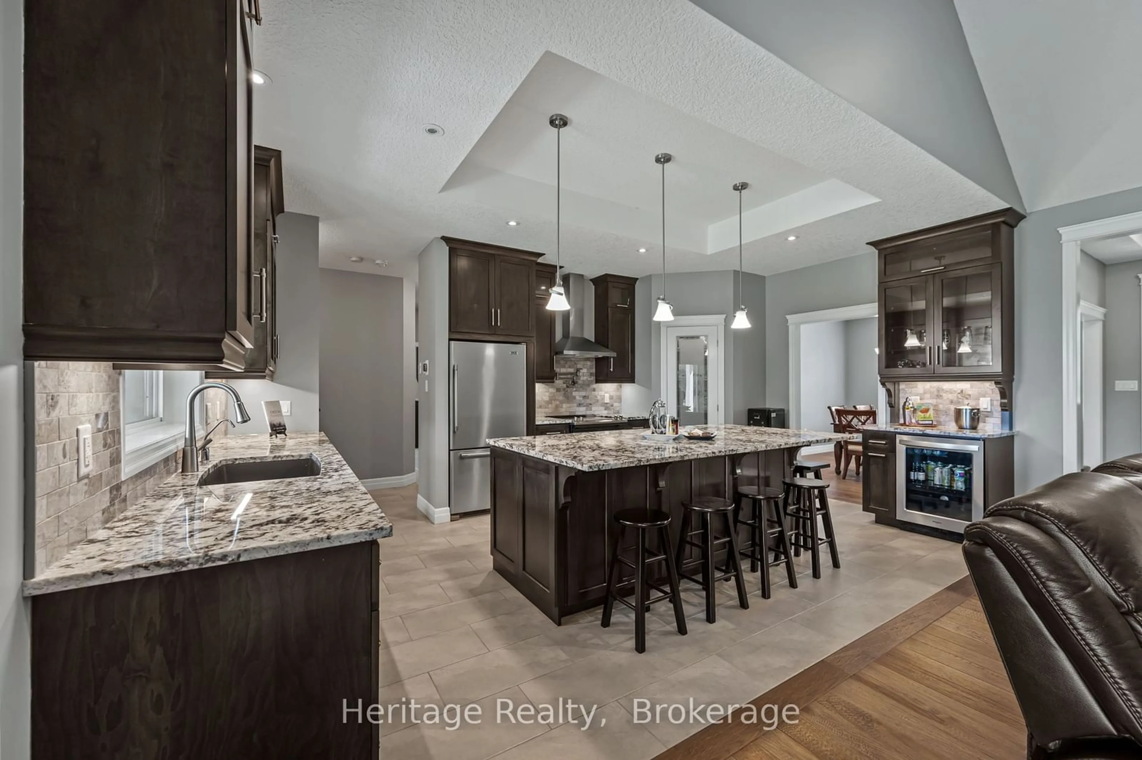 Open concept kitchen, ceramic/tile floor for 1810 Moser Young Rd, Wellesley Ontario N0B 2T0