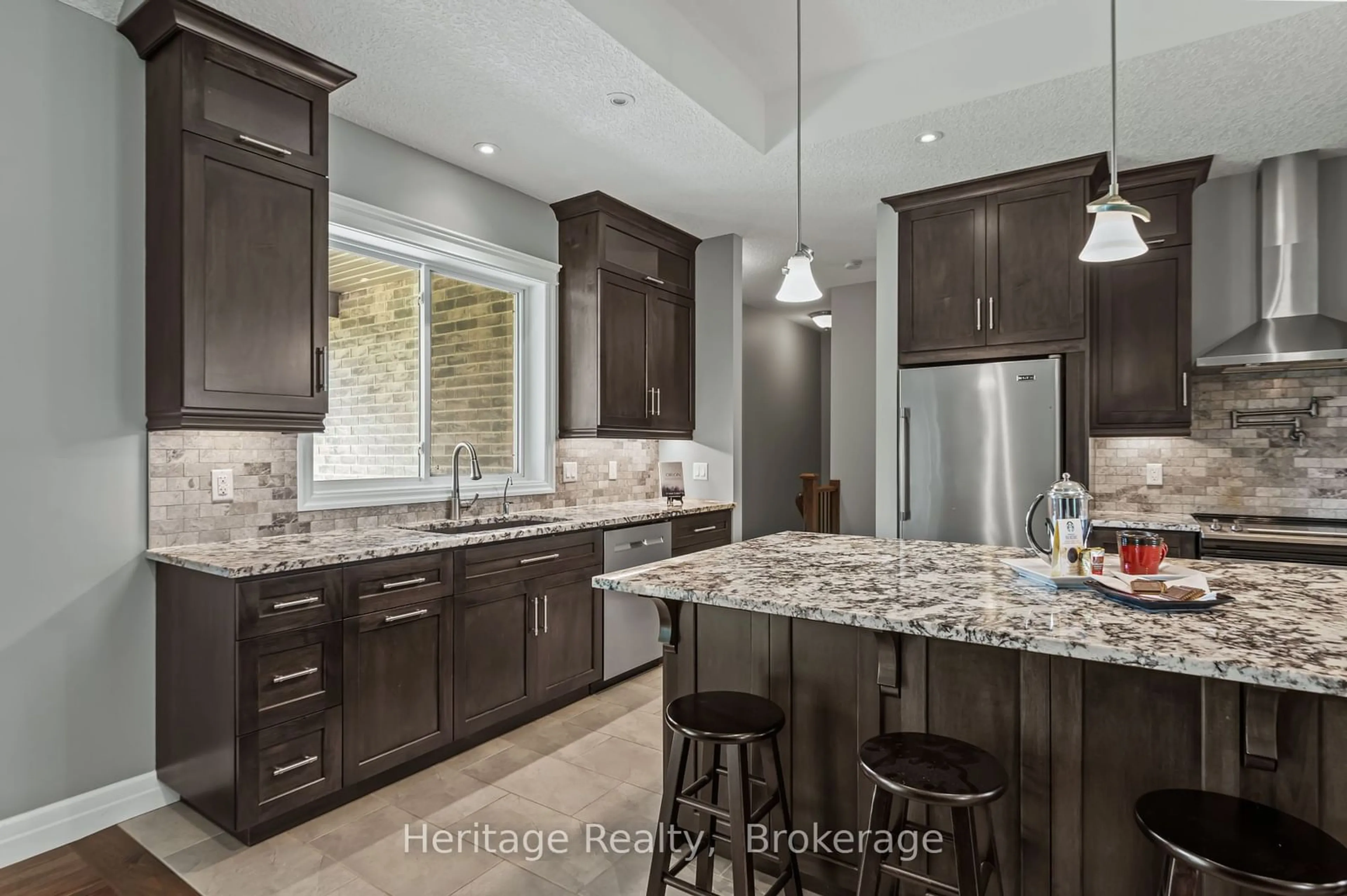 Contemporary kitchen, ceramic/tile floor for 1810 Moser Young Rd, Wellesley Ontario N0B 2T0