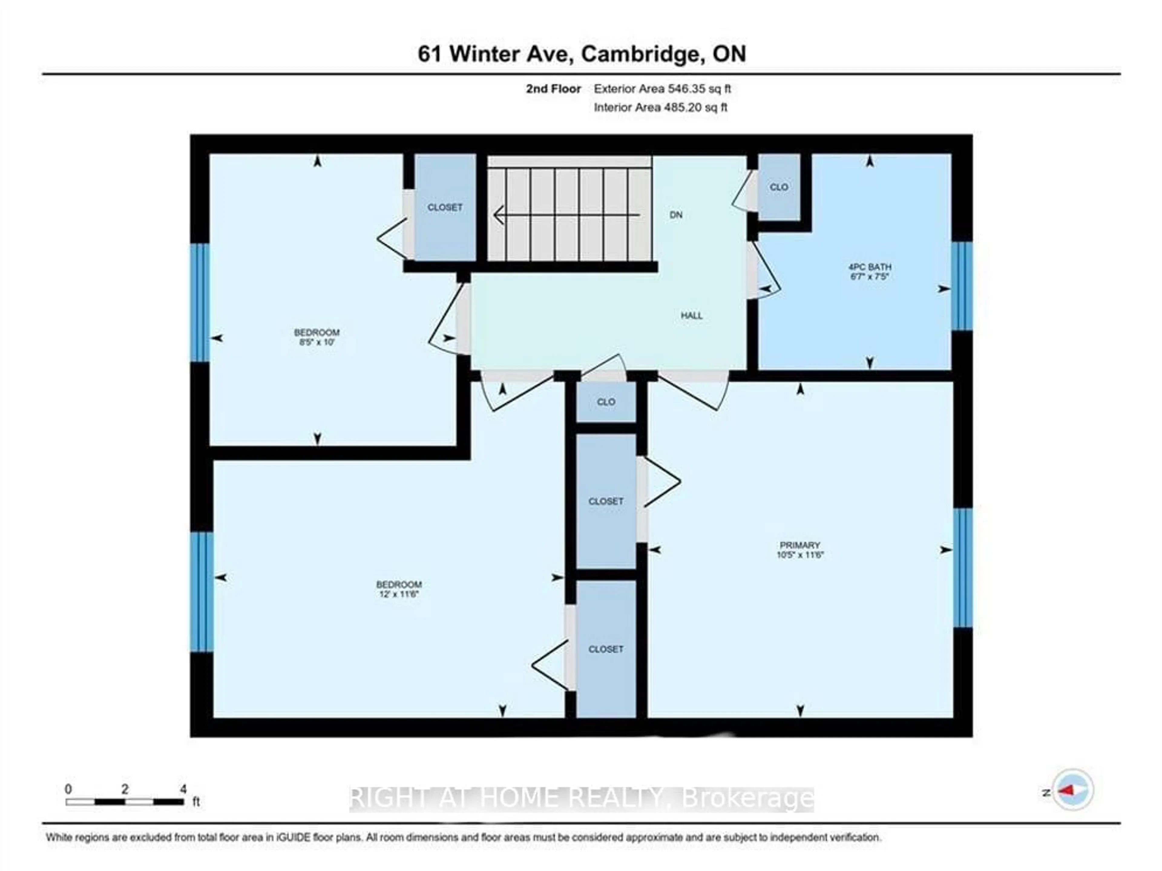 Floor plan for 61 Winter Ave, Cambridge Ontario N1R 5Z7