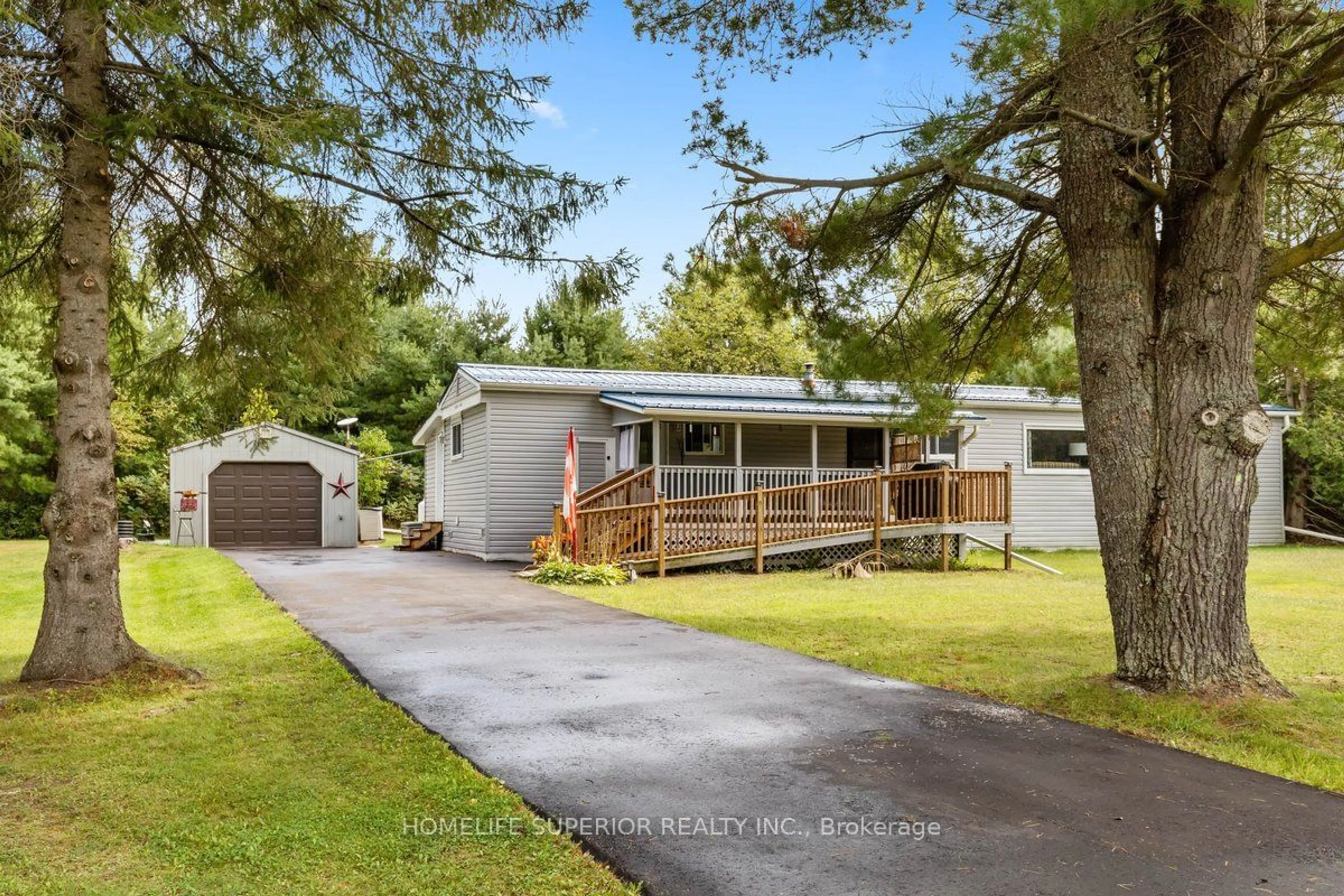 A pic from outside/outdoor area/front of a property/back of a property/a pic from drone, water/lake/river/ocean view for 41 Belmont St, Havelock-Belmont-Methuen Ontario K0L 1Z0