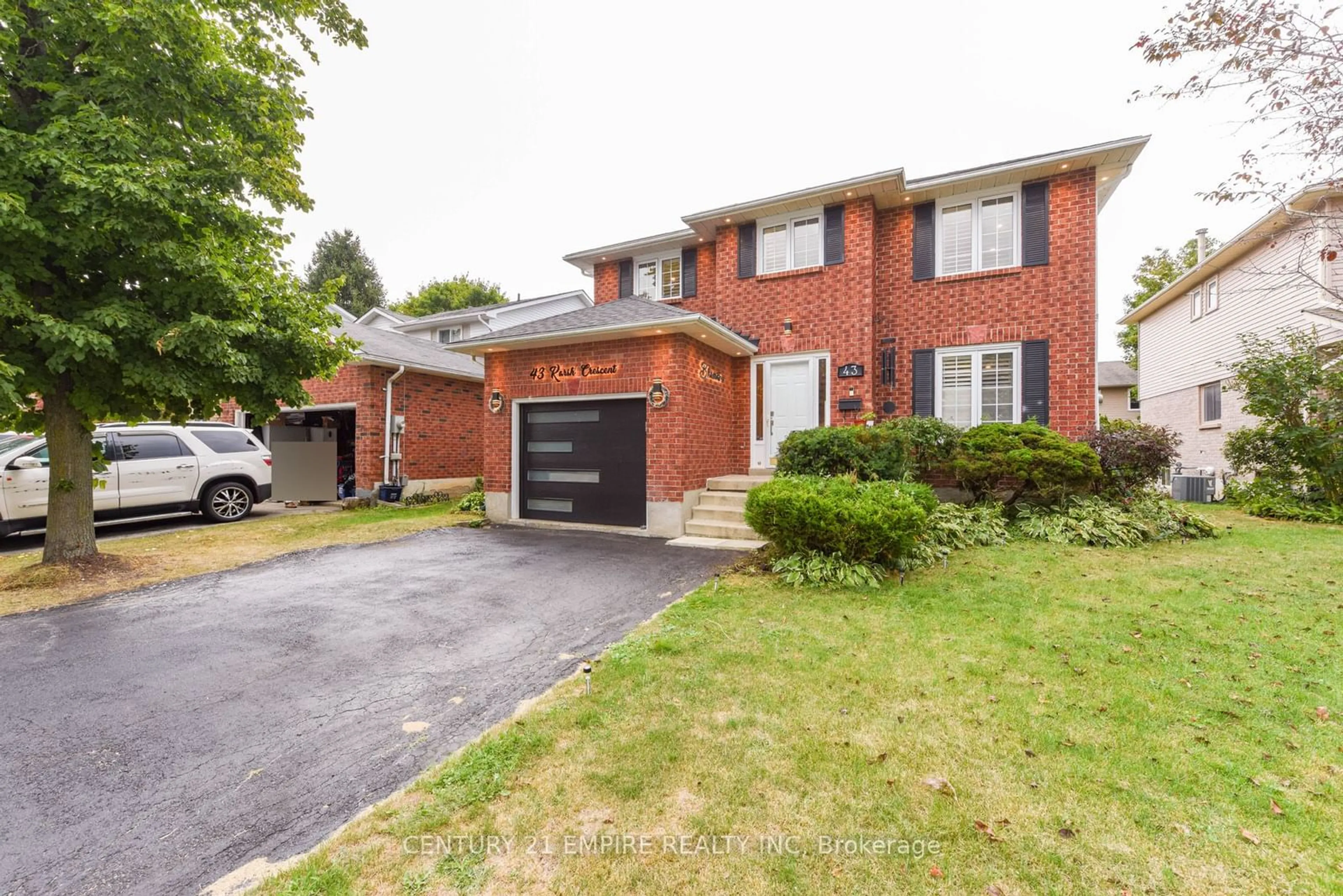 Home with brick exterior material for 43 Karsh Cres, Hamilton Ontario L8B 0E3