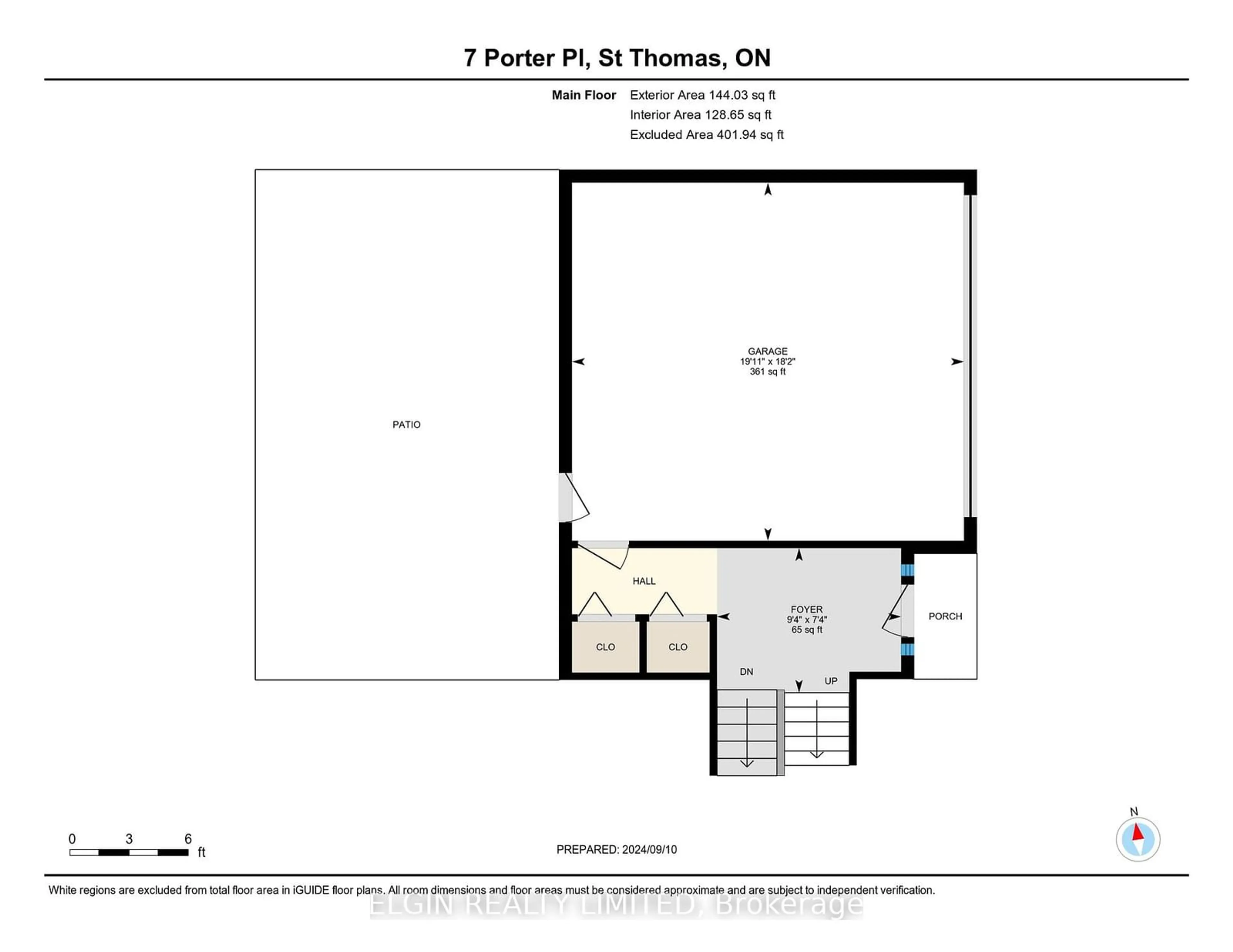 Floor plan for 7 Porter Pl, St. Thomas Ontario N5R 5L5