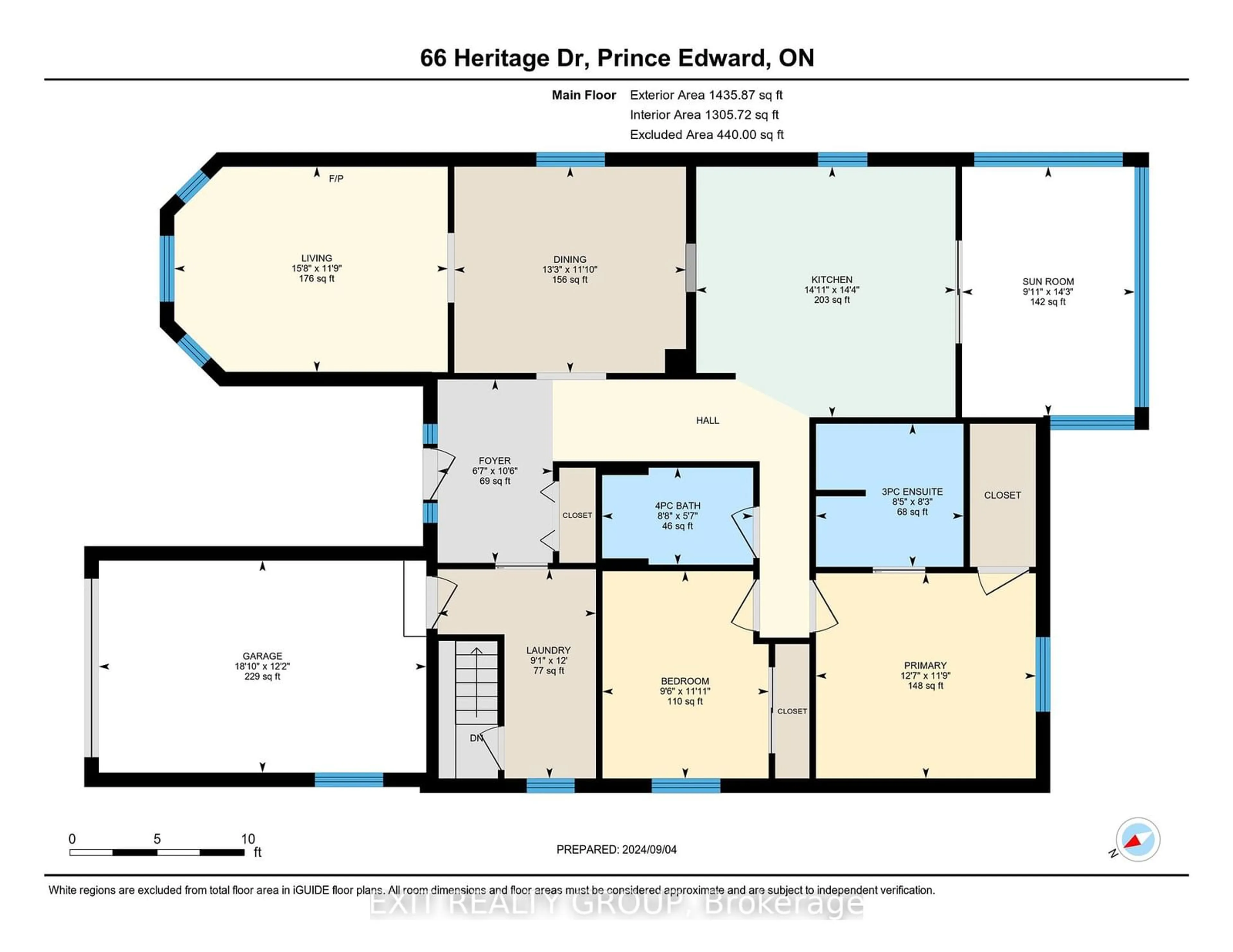 Floor plan for 66 Heritage Dr, Prince Edward County Ontario K0K 3L0