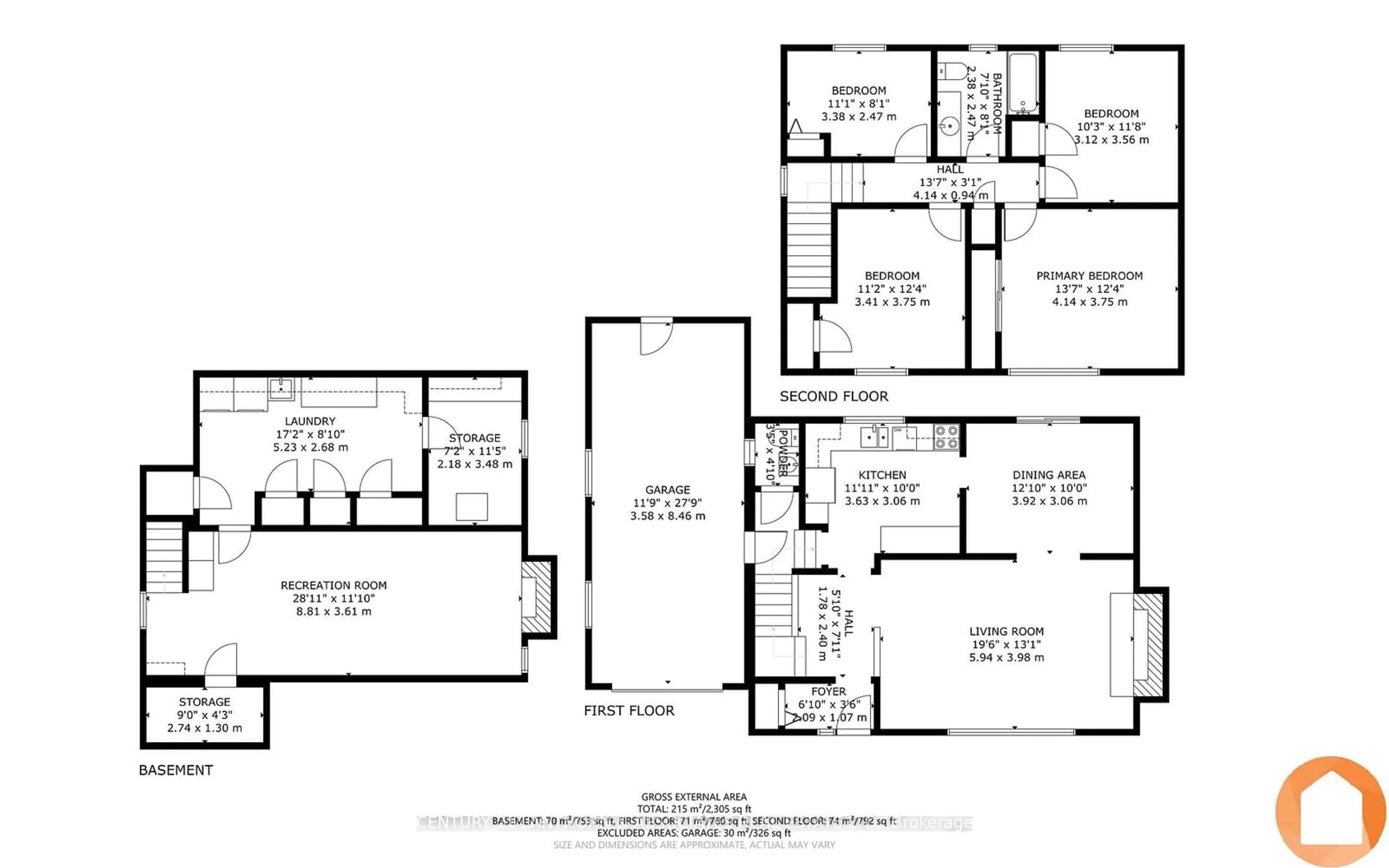 Floor plan for 18 Lesley Dr, Belleville Ontario K8N 4G3