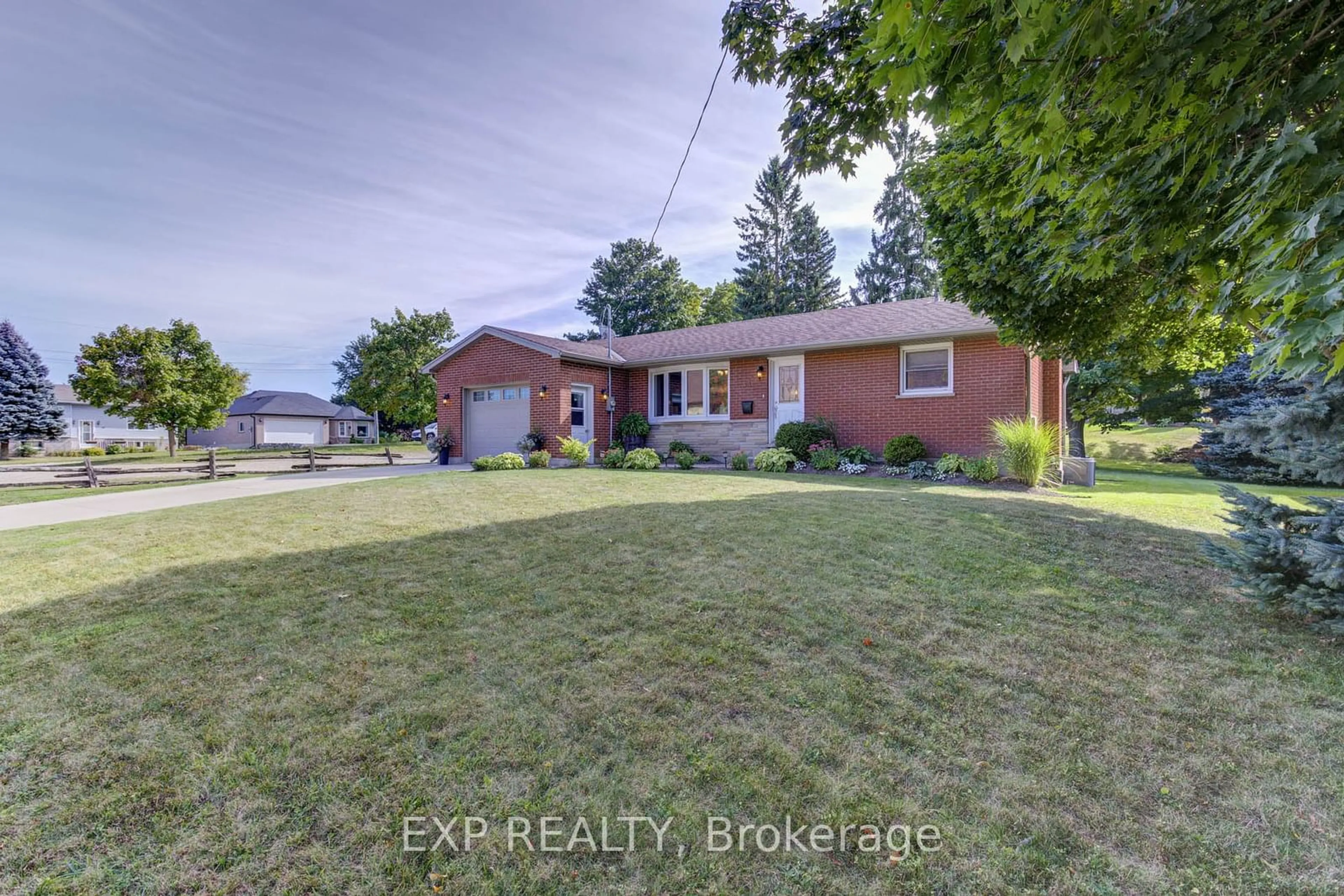 Frontside or backside of a home, the street view for 33 Spring St, Mapleton Ontario N0G 1P0