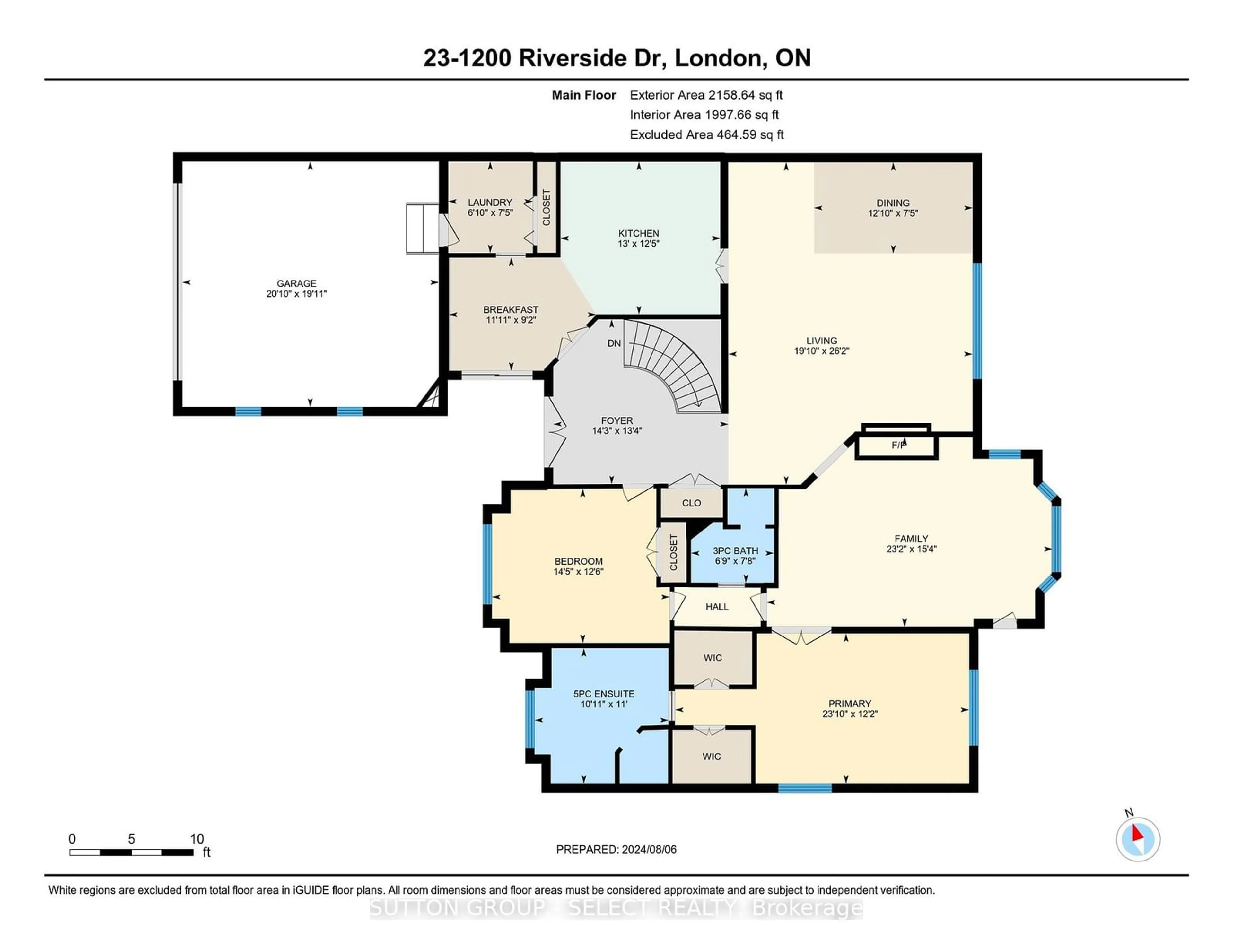 Floor plan for 1200 Riverside Dr #23, London Ontario N6H 5C6