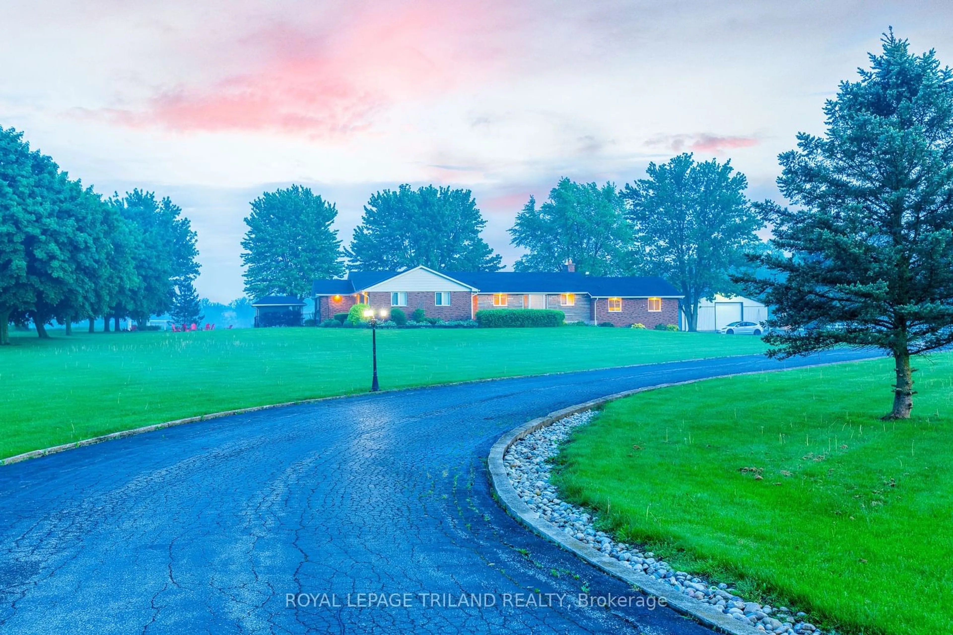 Frontside or backside of a home, the street view for 15117 Medway Rd, Middlesex Centre Ontario N0M 1C0