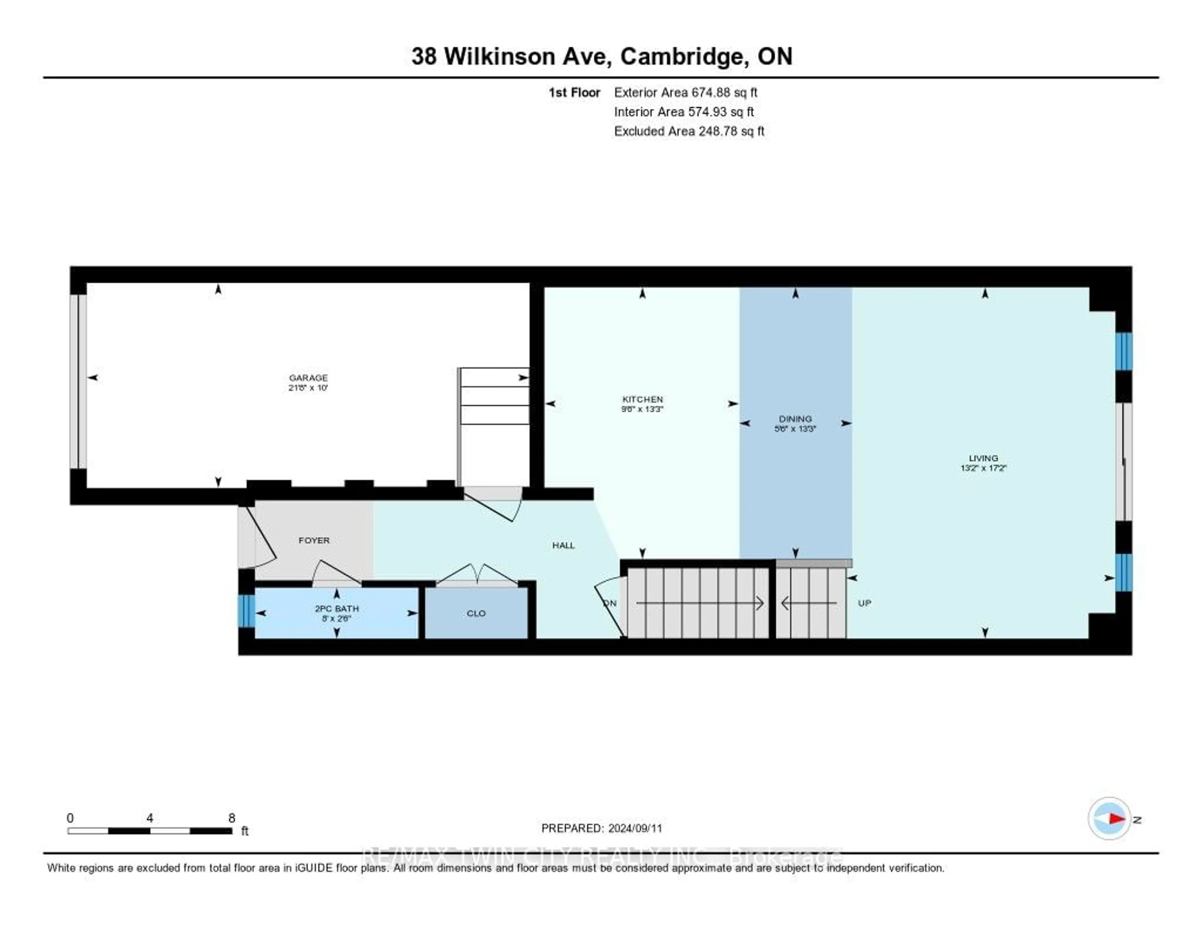 Floor plan for 38 Wilkinson Ave, Cambridge Ontario N1S 0C5