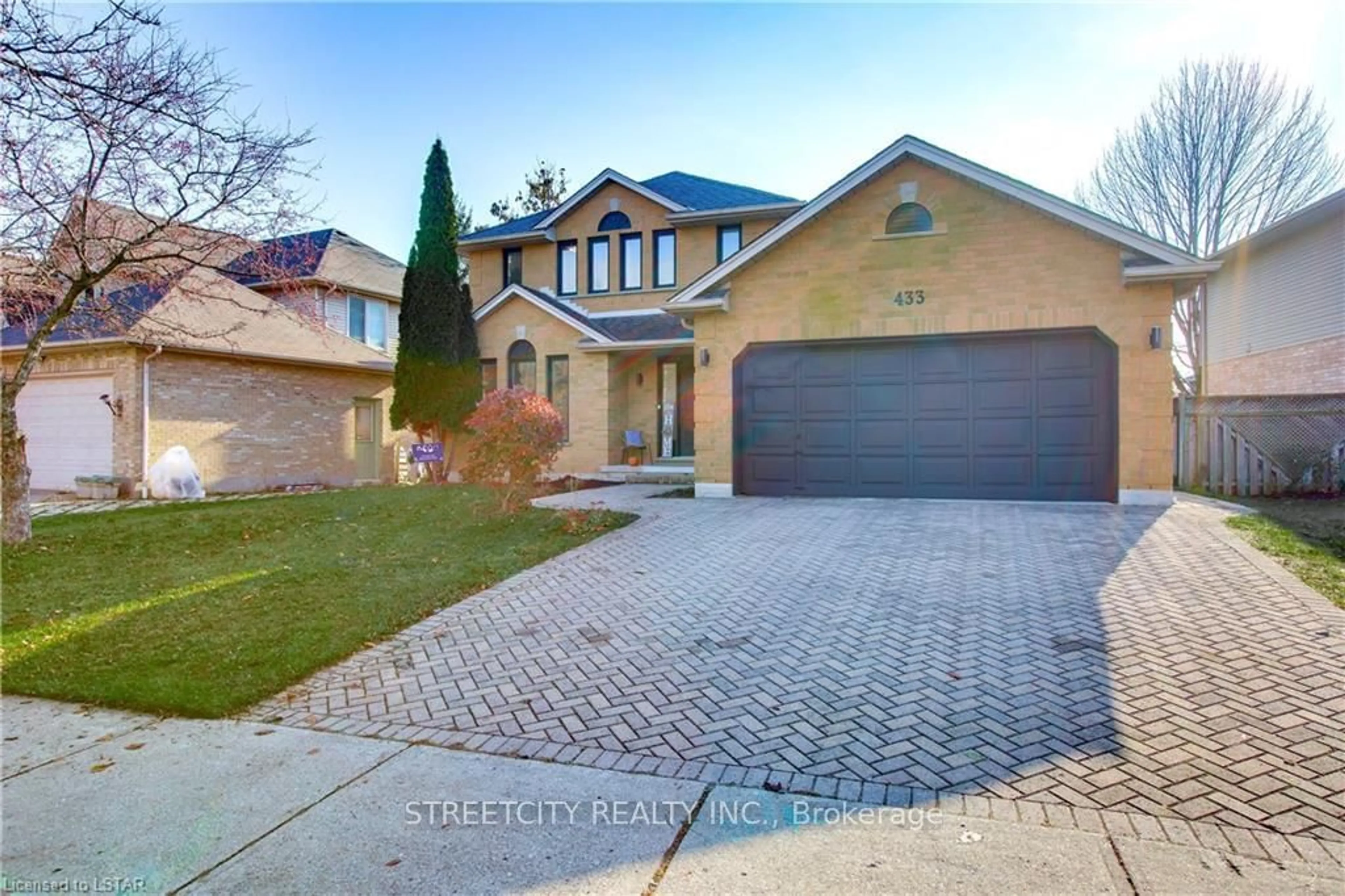 Home with brick exterior material for 433 AMBLESIDE Dr, London Ontario N6G 4X9