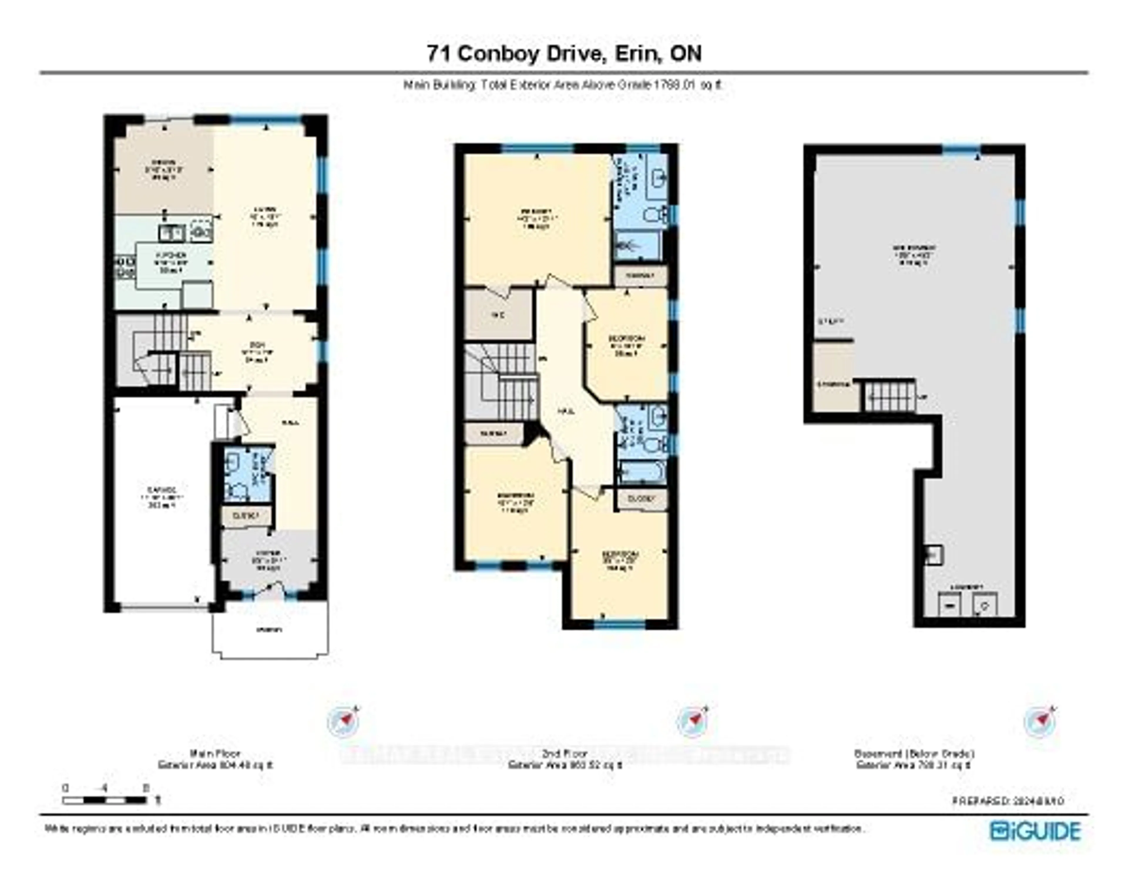 Floor plan for 71 Conboy Dr, Erin Ontario N0B 1T0