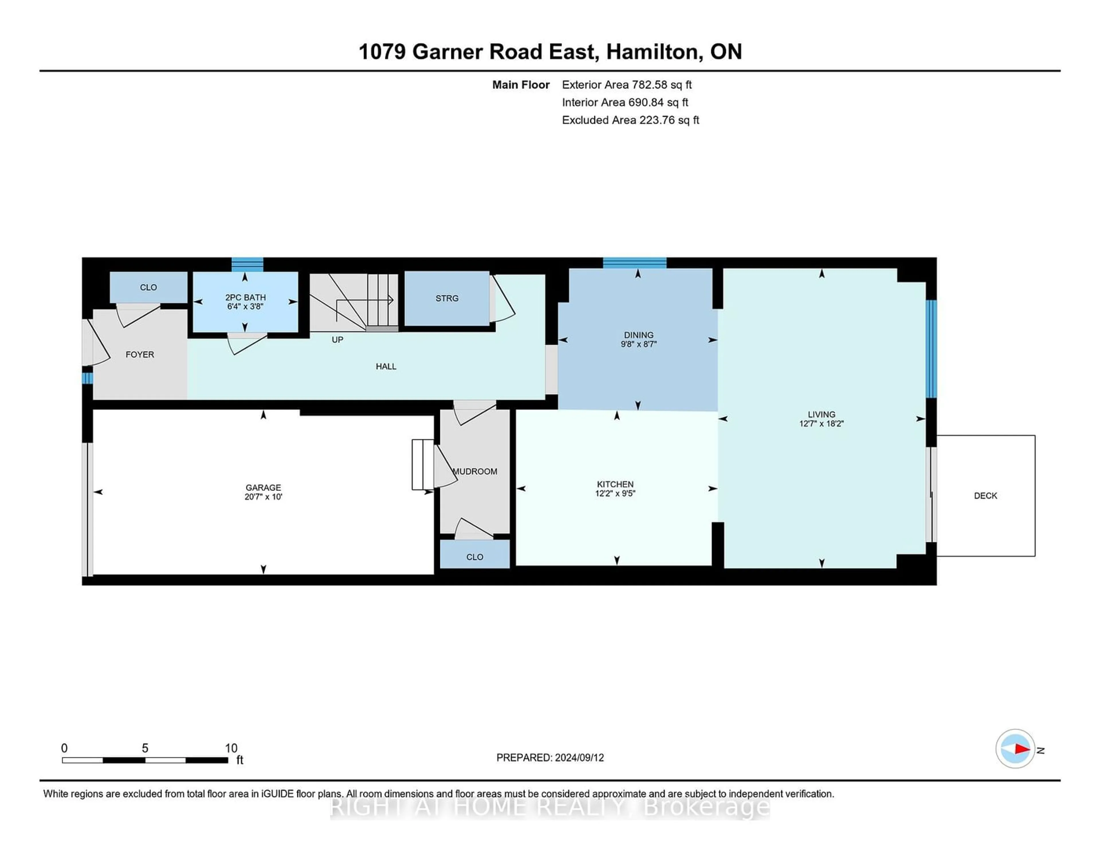 Floor plan for 1097 Garner Rd, Hamilton Ontario L9G 3K9