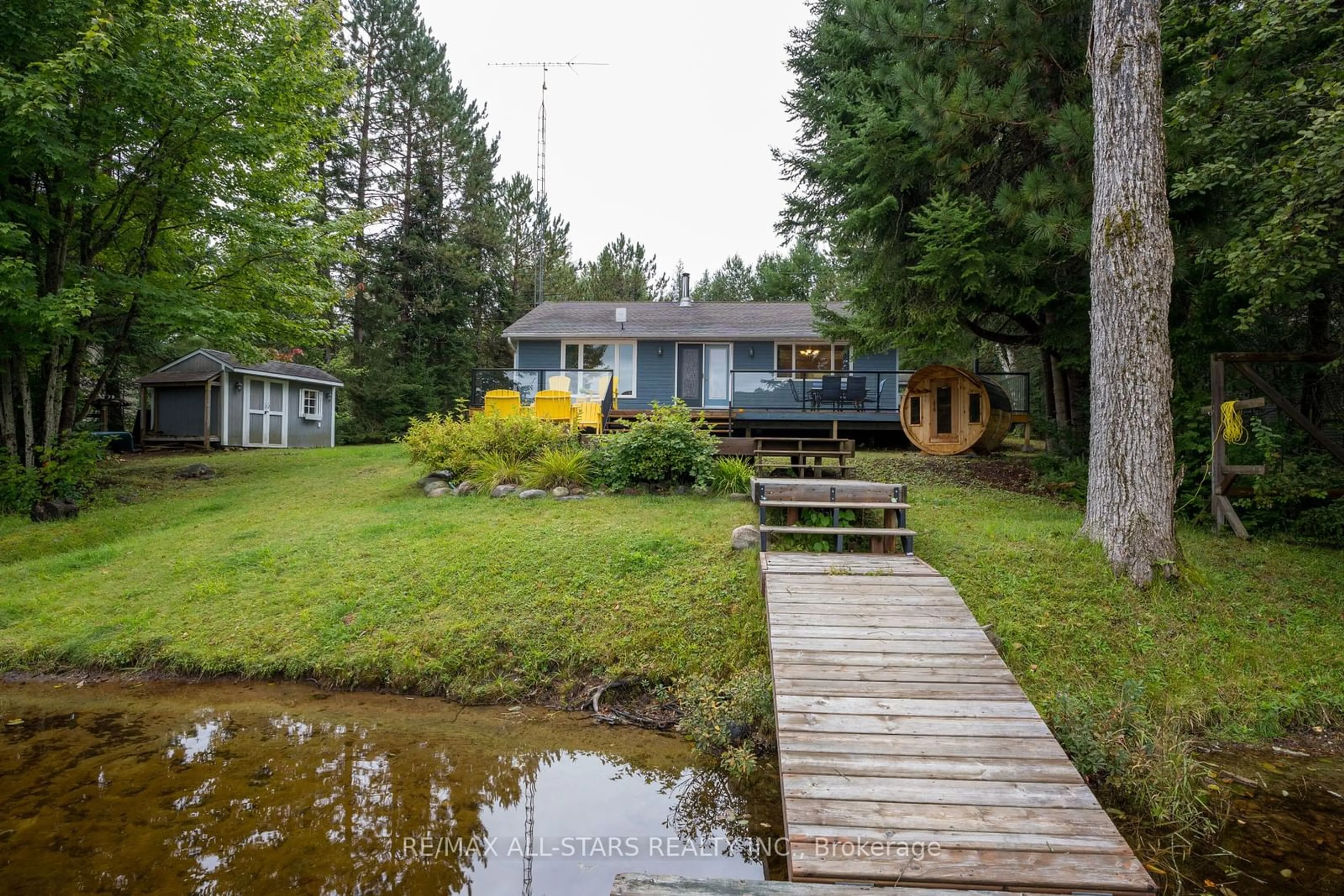 Patio, cottage for 1086 Cameron Lane, Algonquin Highlands Ontario K0M 1J0