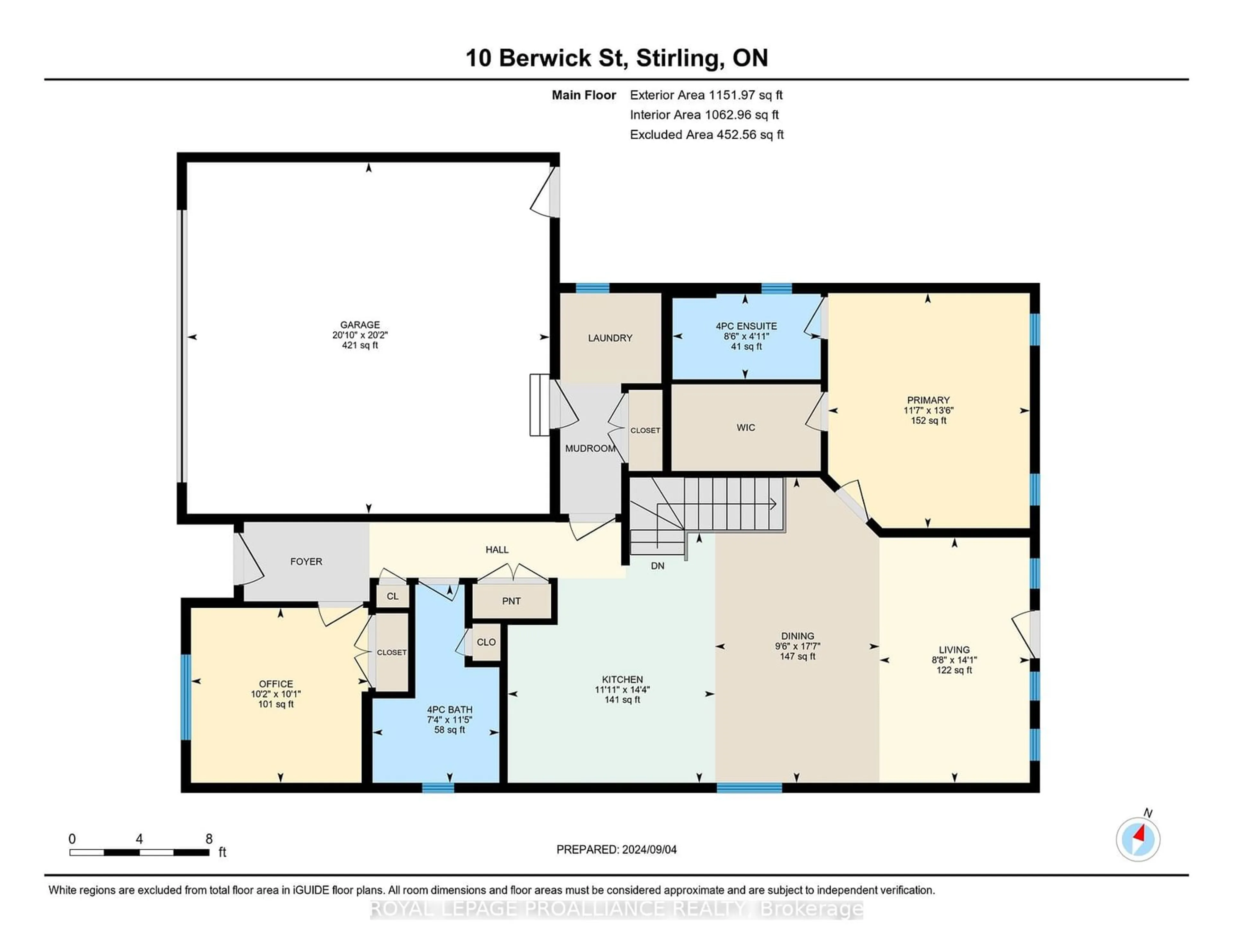 Floor plan for 10 Berwick St, Stirling-Rawdon Ontario K0K 3E0